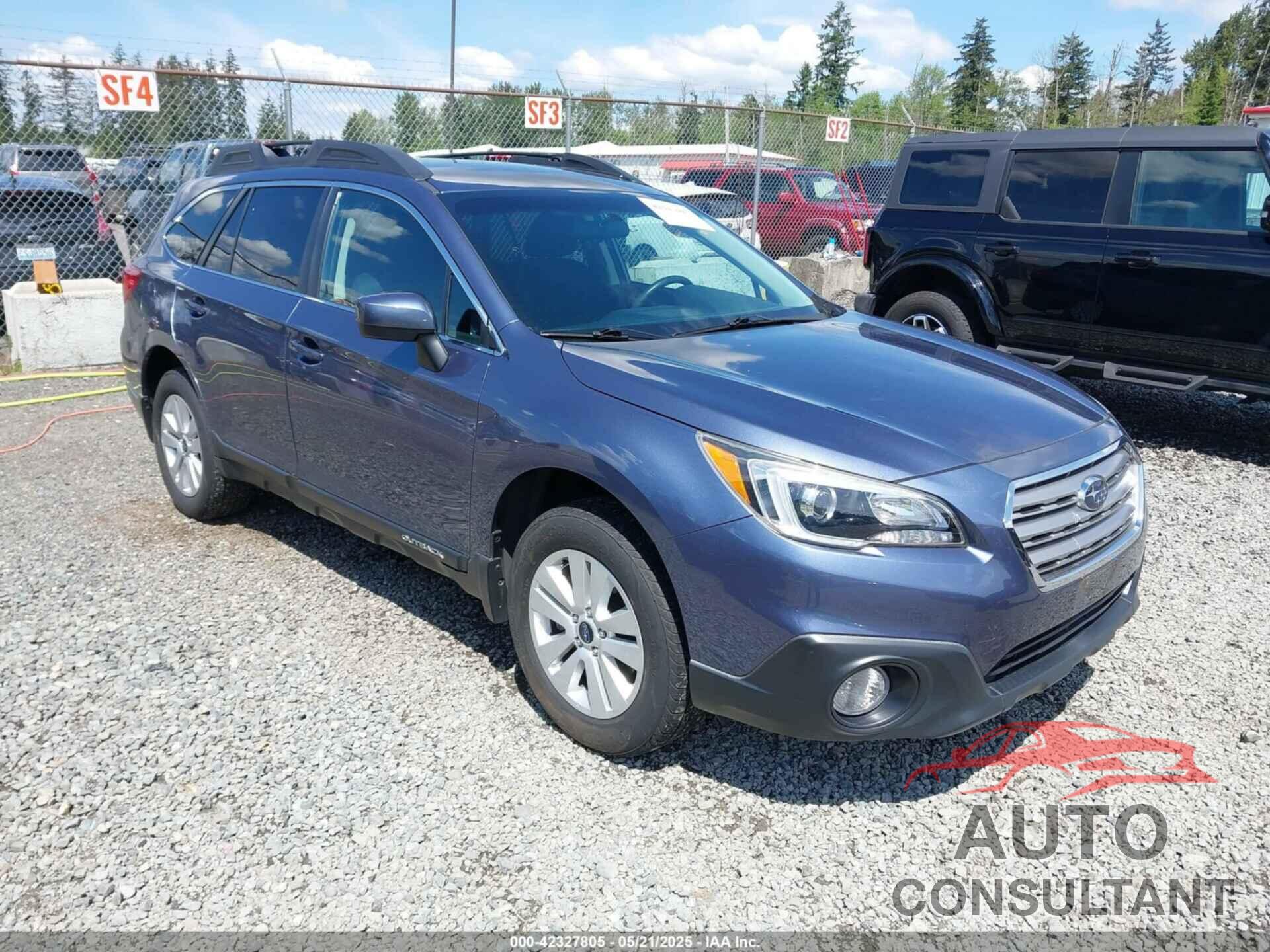 SUBARU OUTBACK 2016 - 4S4BSACC7G3357565