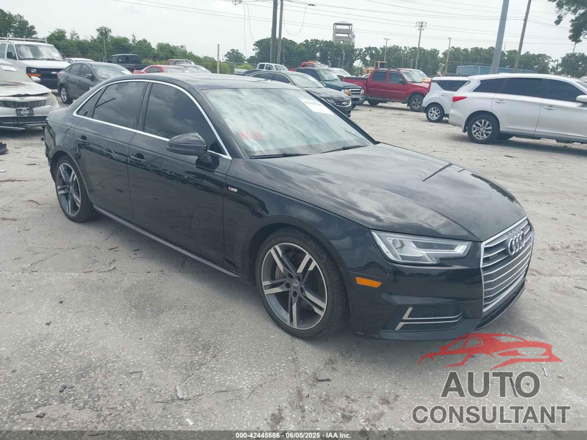 AUDI A4 2018 - WAUENAF46JA110860