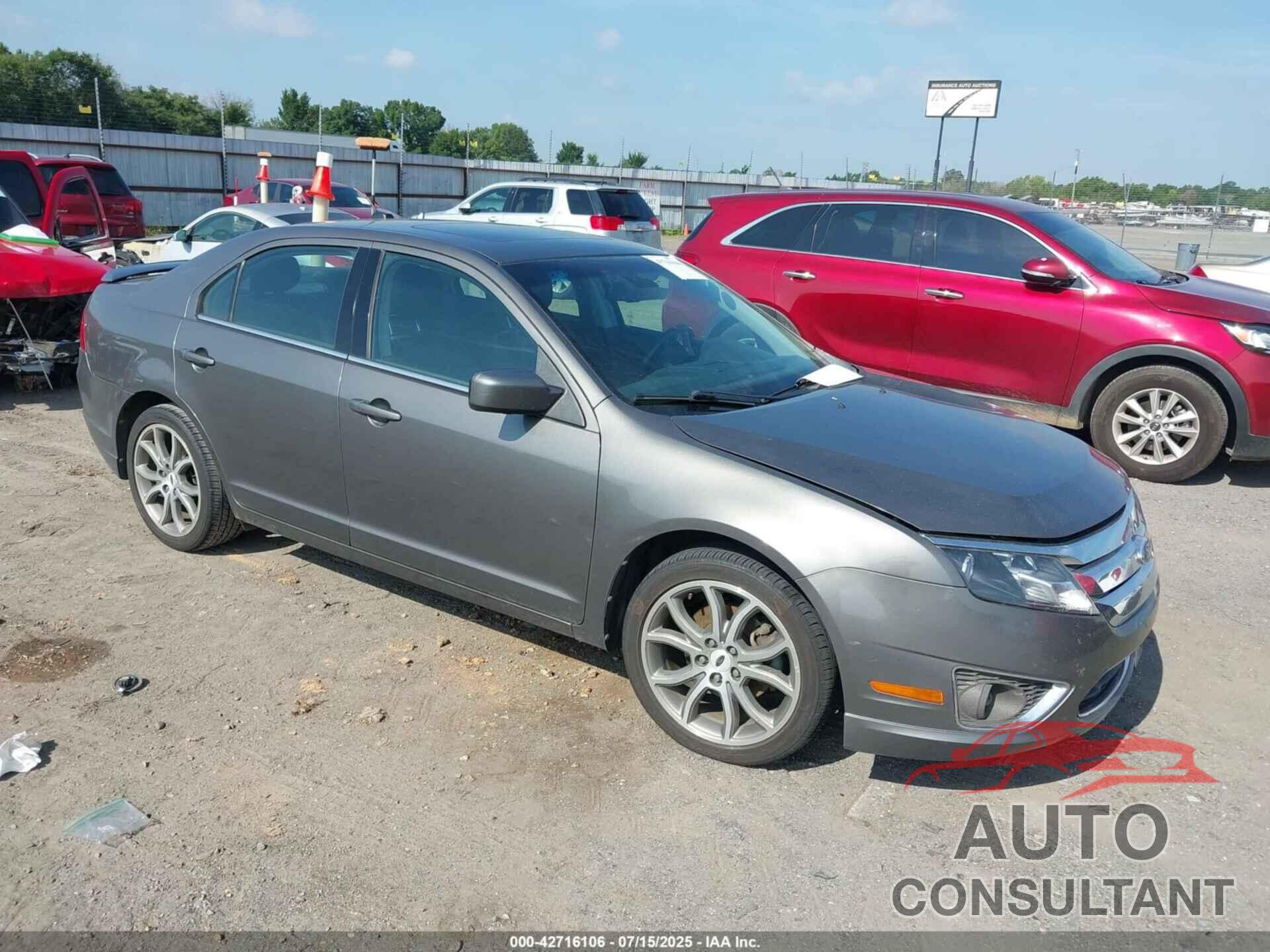 FORD FUSION 2012 - 3FAHP0JG6CR118929