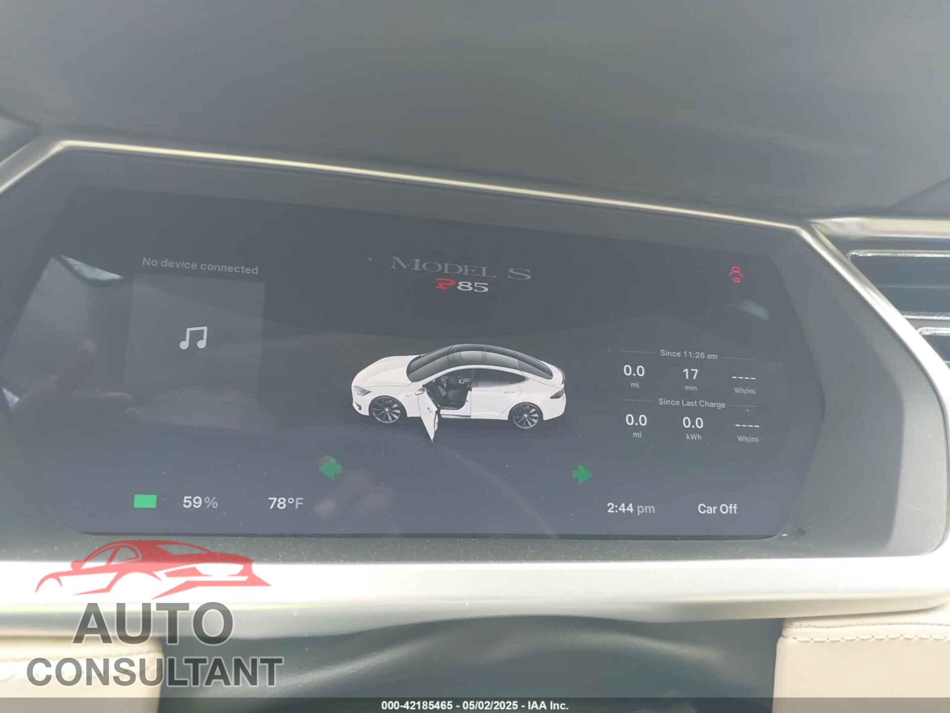 TESLA MODEL S 2013 - 5YJSA1DP9DFP04076
