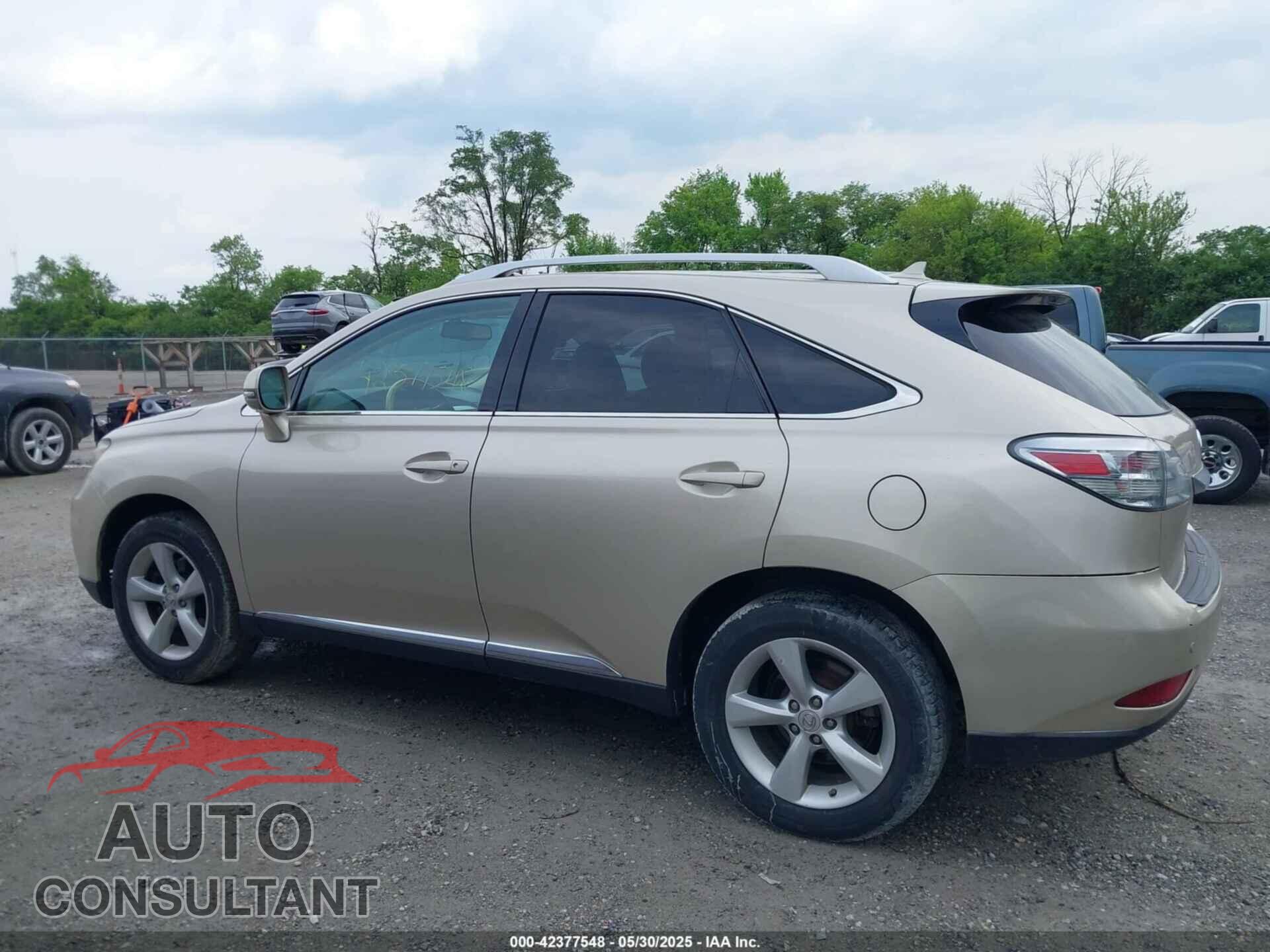 LEXUS RX 350 2012 - 2T2BK1BAXCC123745