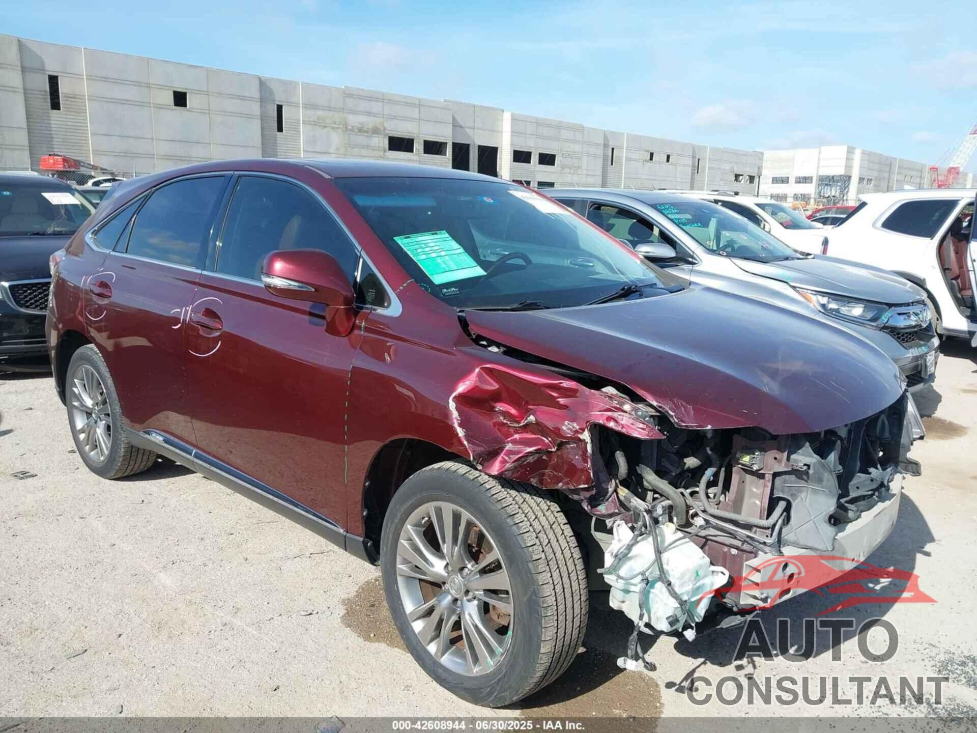 LEXUS RX 450H 2014 - JTJZB1BA5E2413649