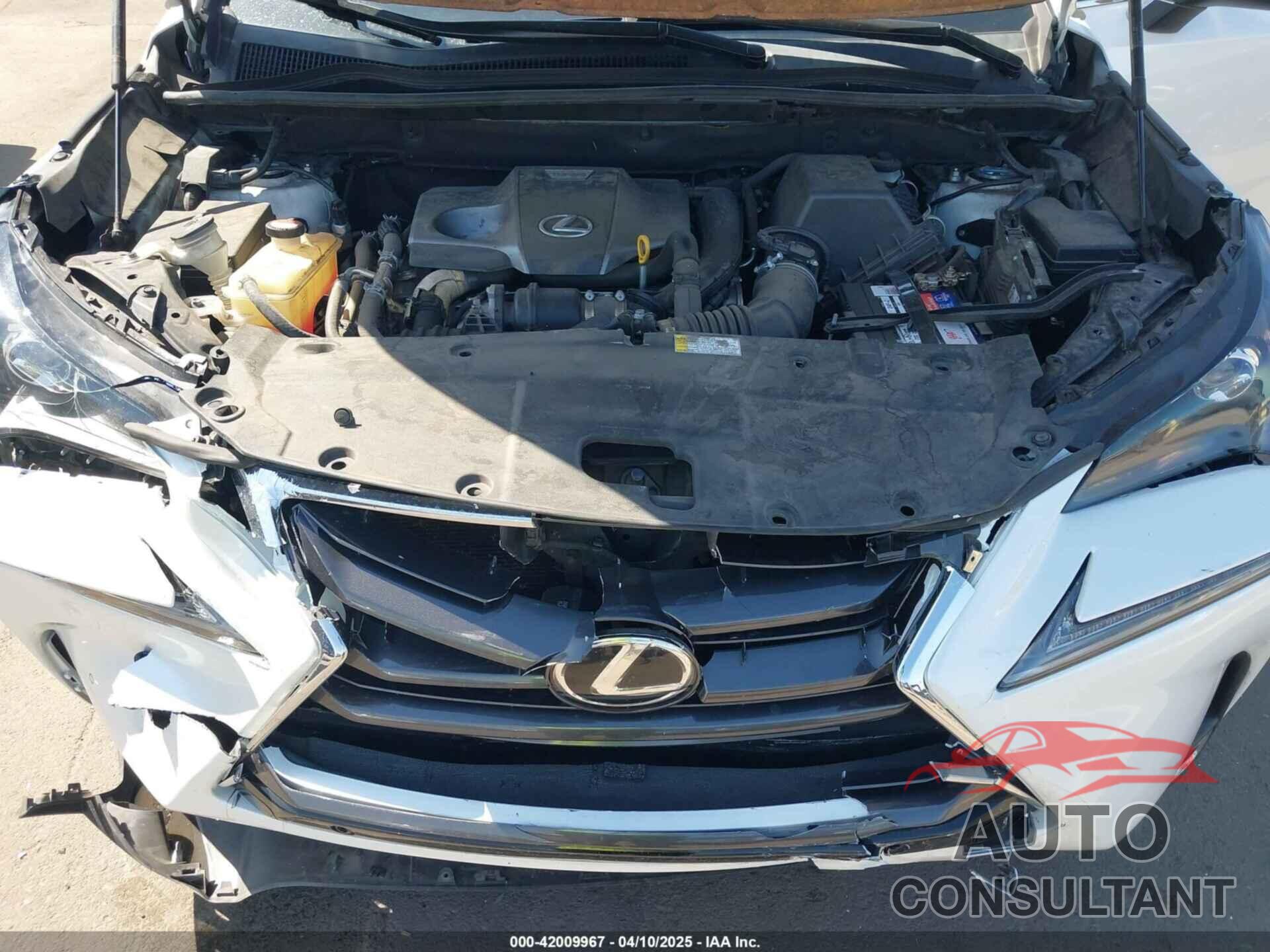 LEXUS NX 200T 2016 - JTJYARBZ6G2025870