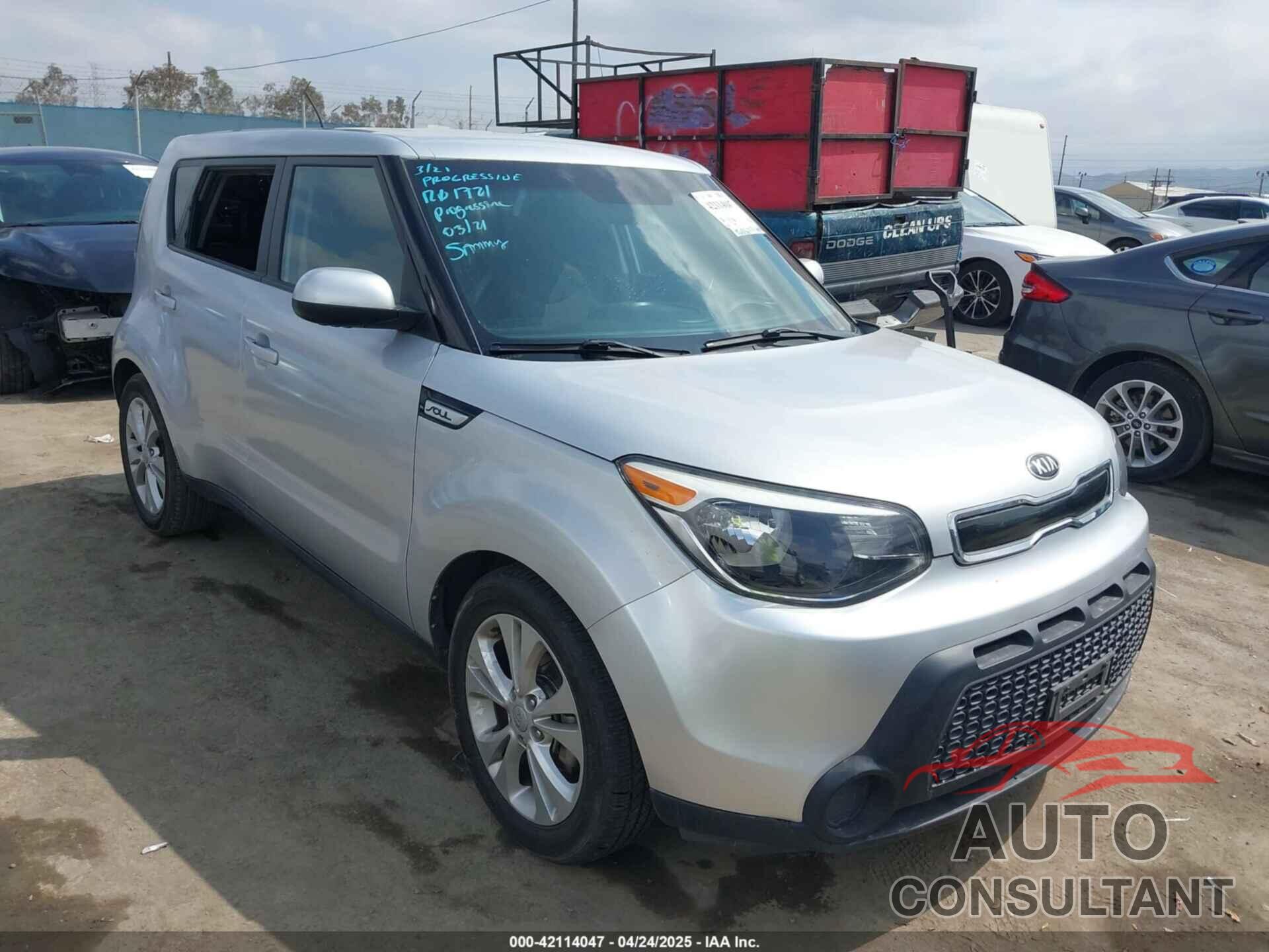 KIA SOUL 2015 - KNDJP3A57F7774998