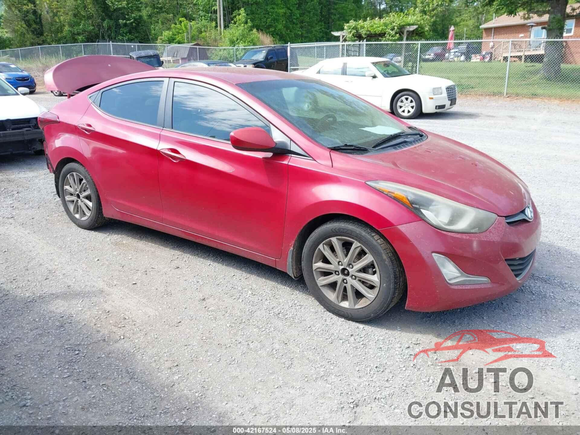 HYUNDAI ELANTRA 2014 - KMHDH4AE6EU030983