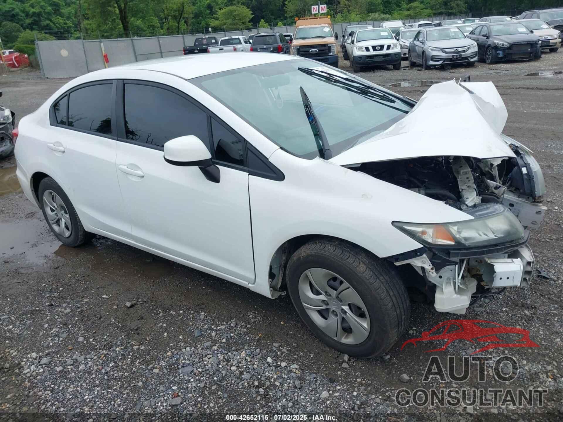 HONDA CIVIC 2013 - 19XFB2F56DE002531