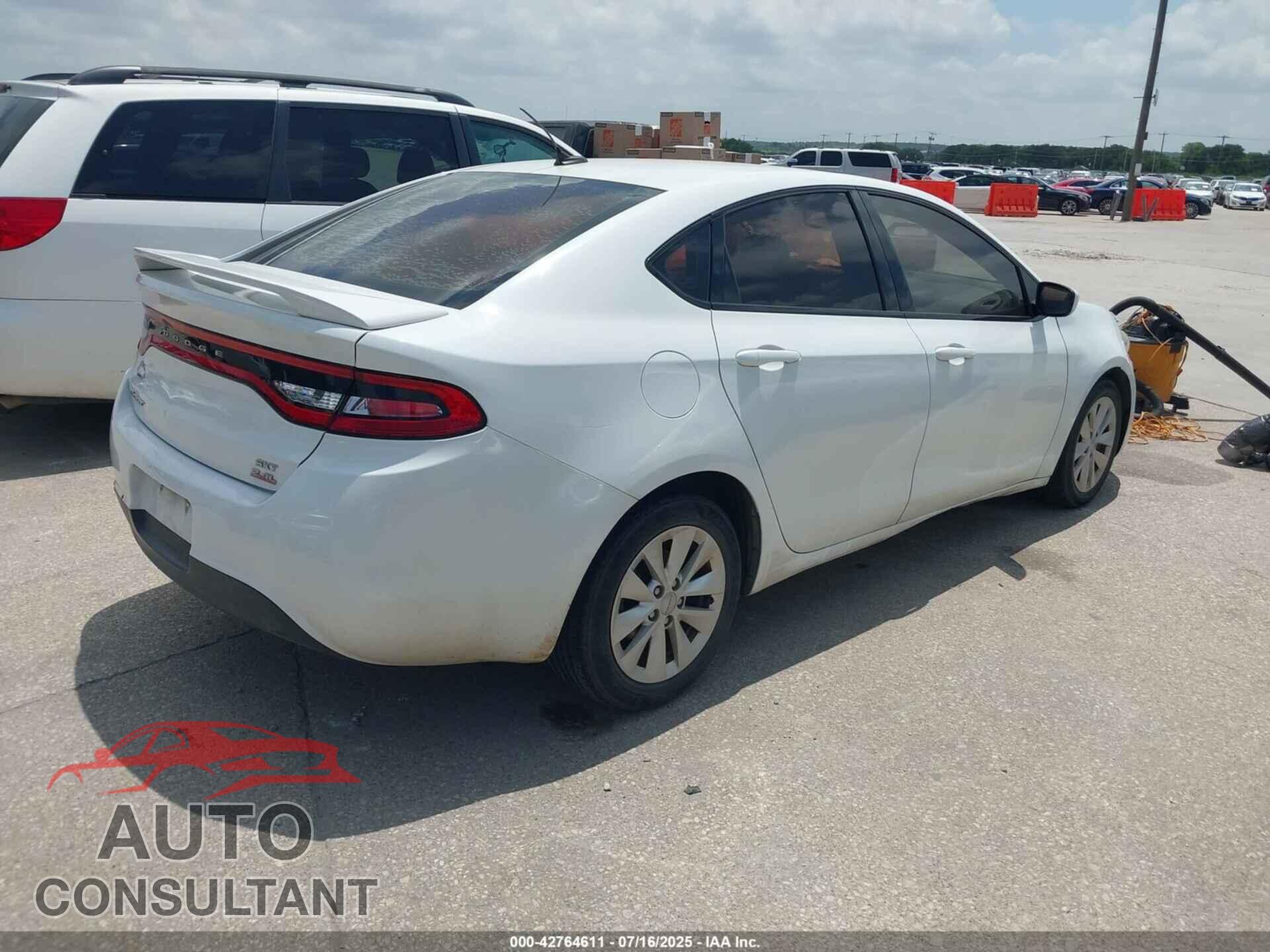 DODGE DART 2014 - 1C3CDFBB0ED794585