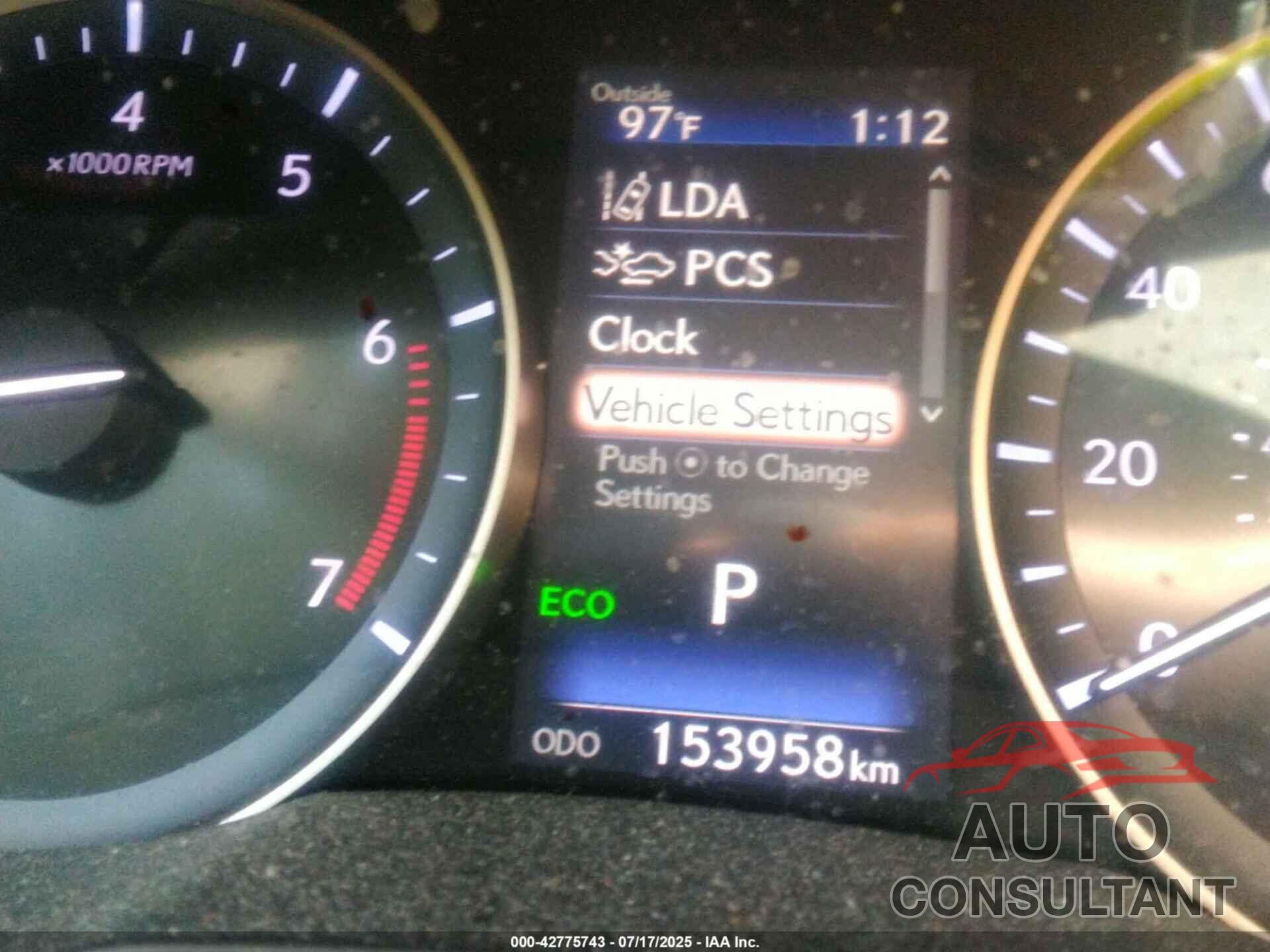 LEXUS ES 350 2017 - 58ABK1GG4HU046662