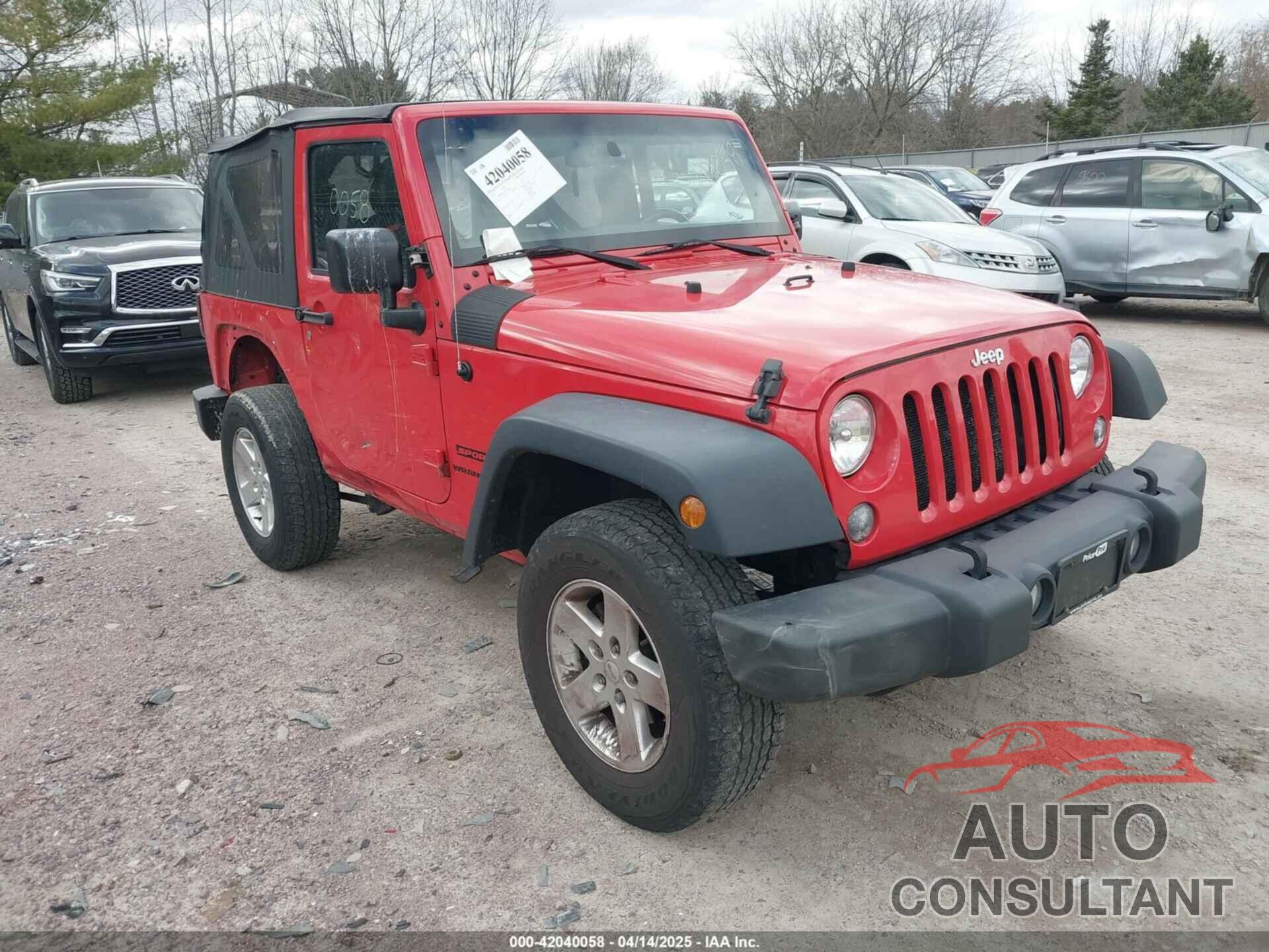JEEP WRANGLER 2015 - 1C4GJWAGXFL686842