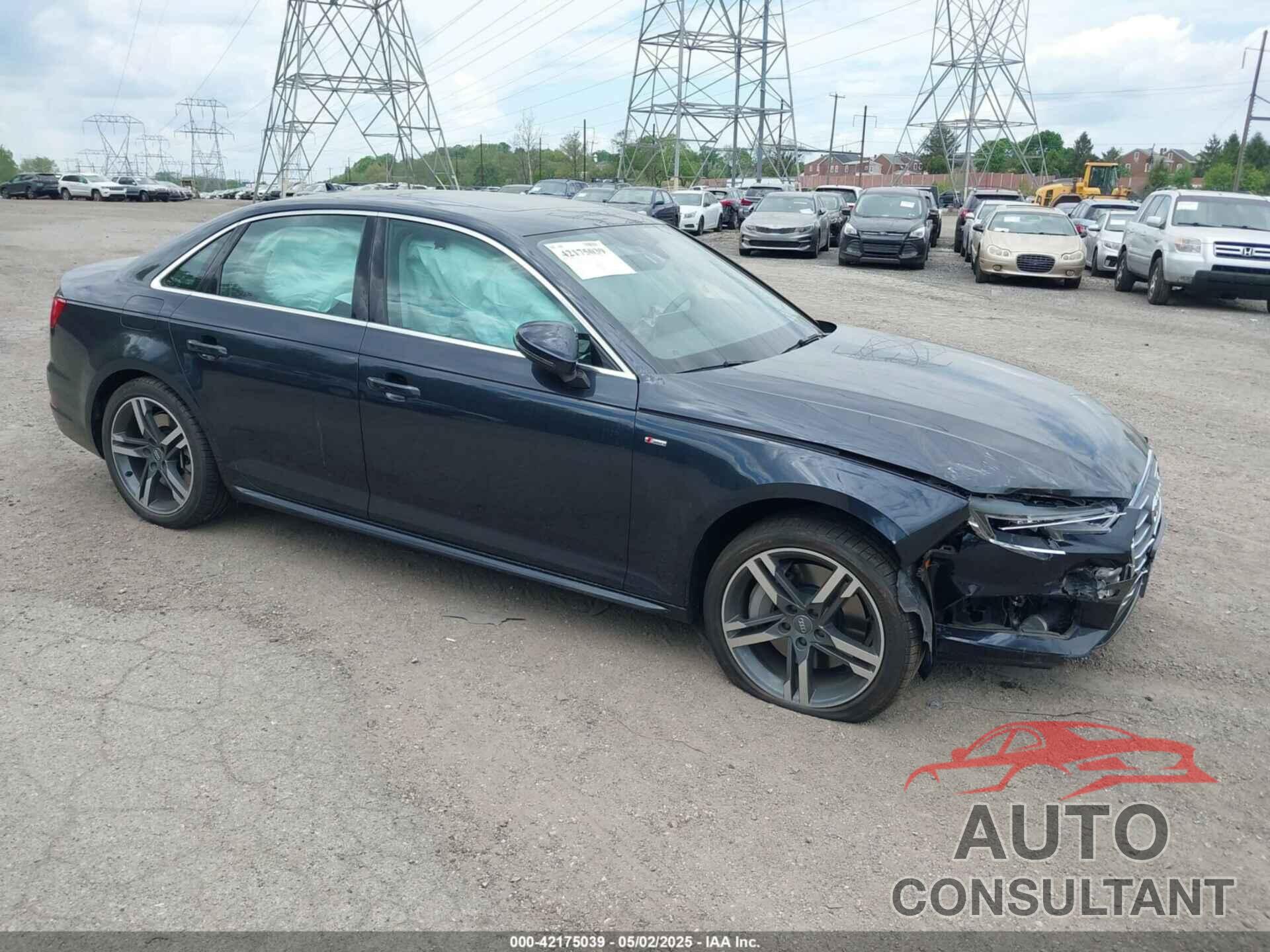 AUDI A4 2017 - WAUENAF41HN009115