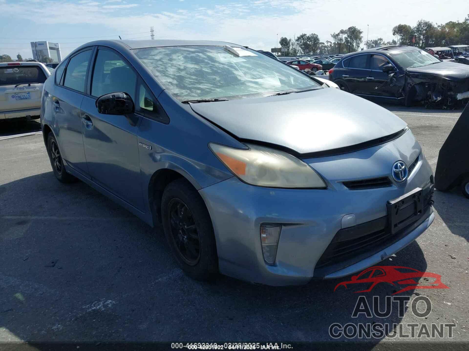 TOYOTA PRIUS 2012 - JTDKN3DU9C1609255