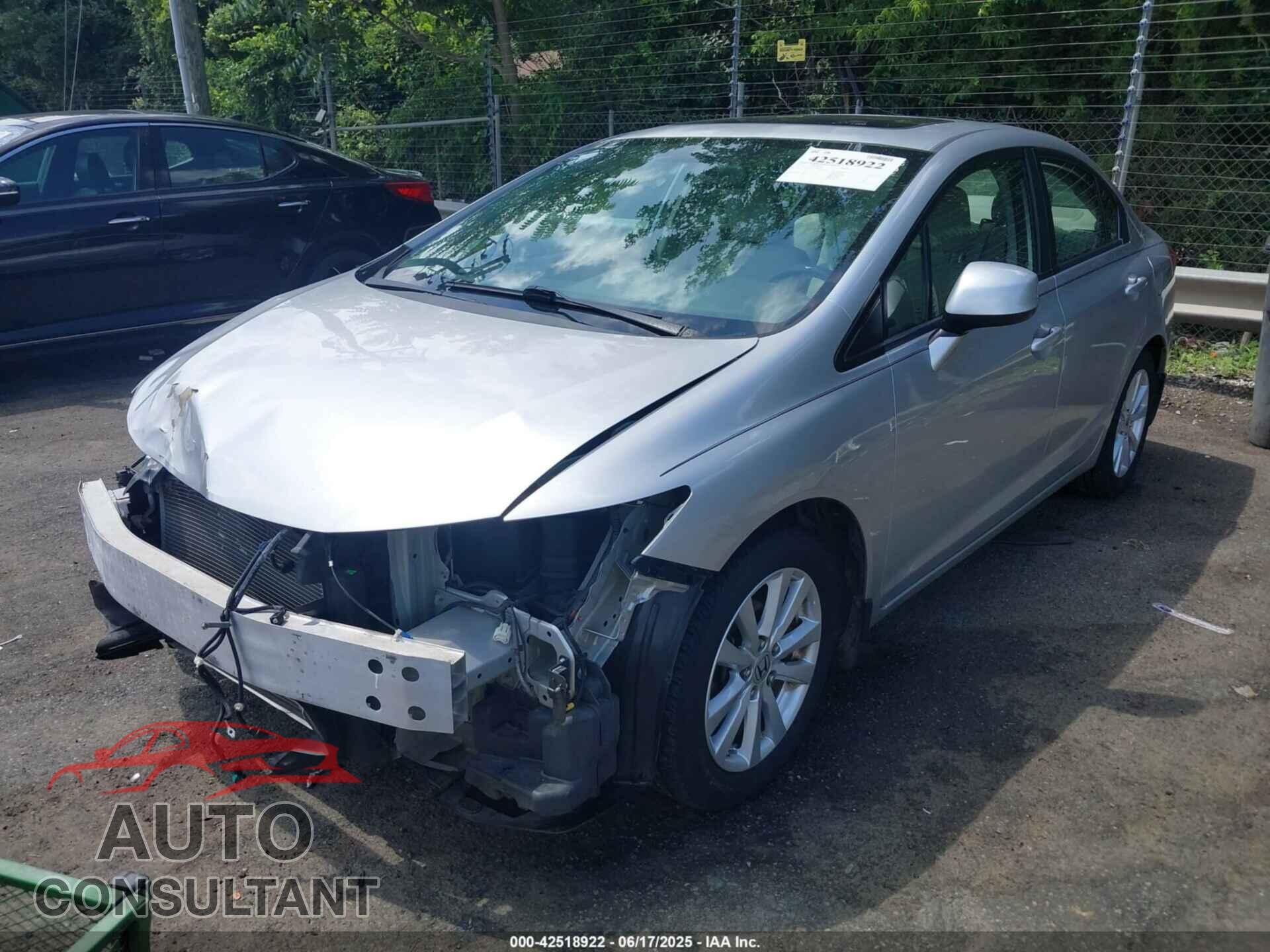 HONDA CIVIC 2012 - 2HGFB2F83CH319875