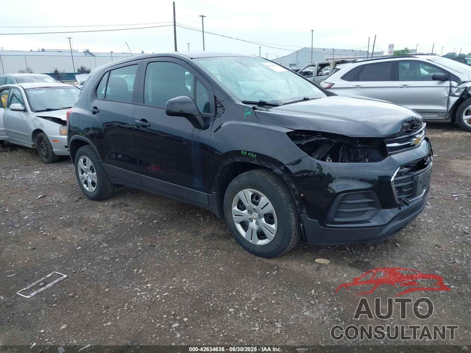 CHEVROLET TRAX 2017 - 3GNCJKSB1HL282840