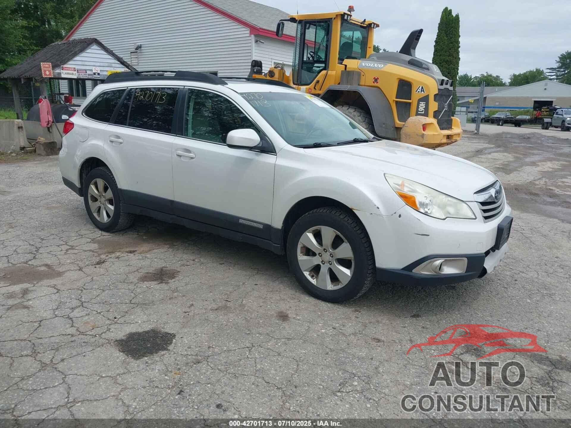 SUBARU OUTBACK 2011 - 4S4BRBLC2B3400042