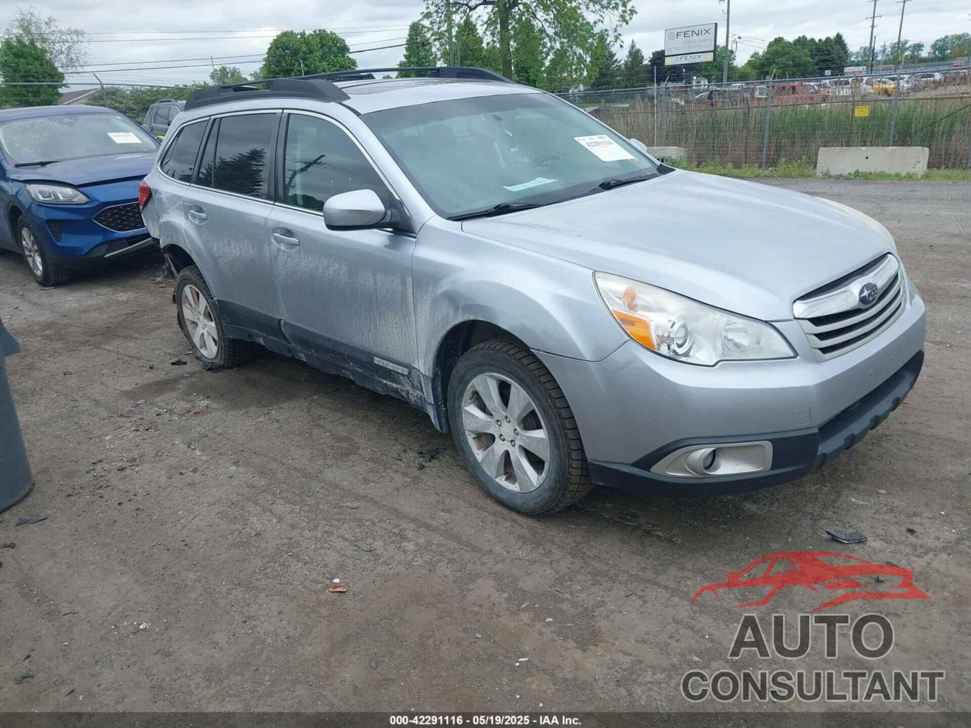 SUBARU OUTBACK 2012 - 4S4BRCGC6C3228292