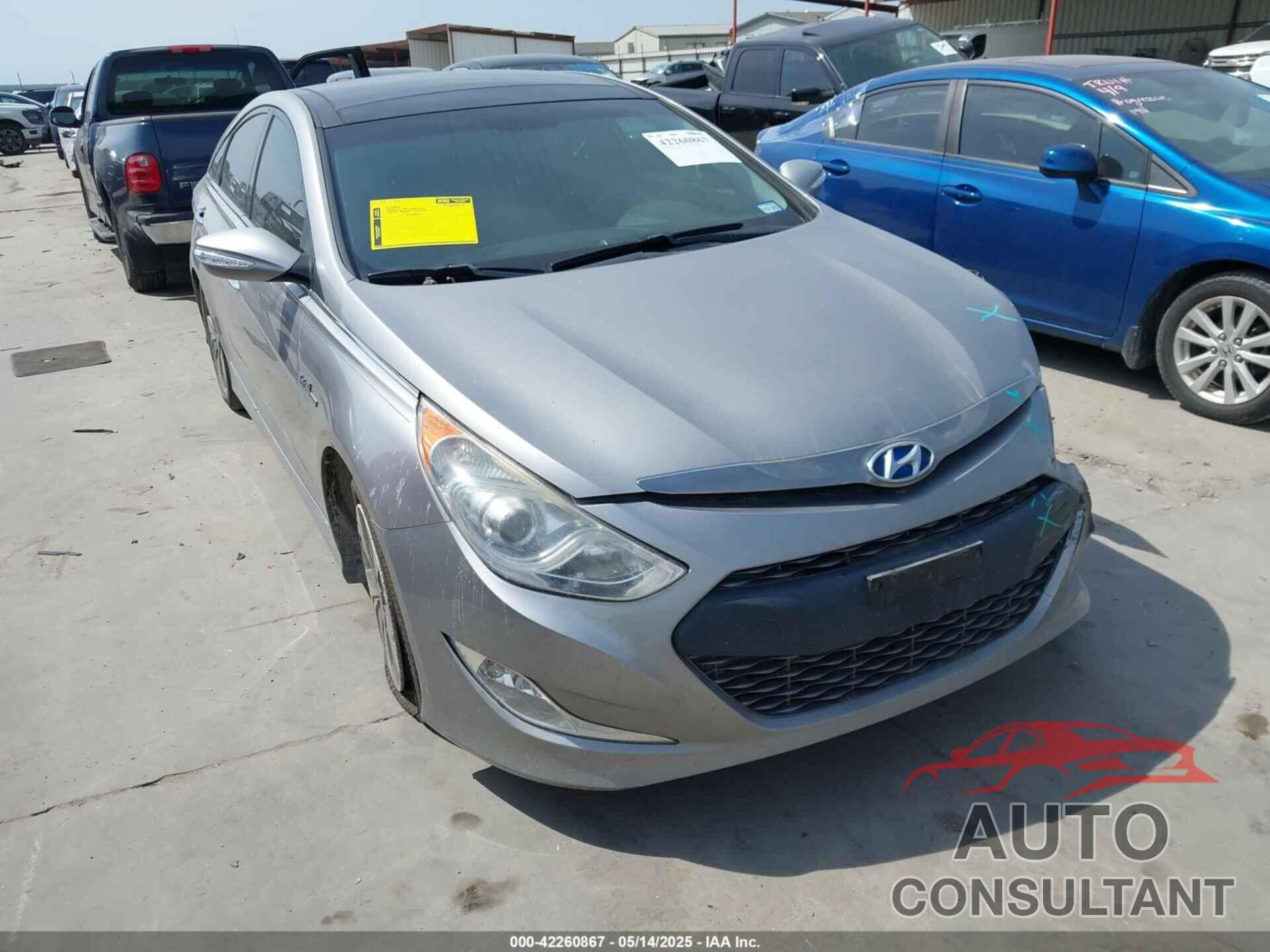HYUNDAI SONATA HYBRID 2013 - KMHEC4A42DA092925