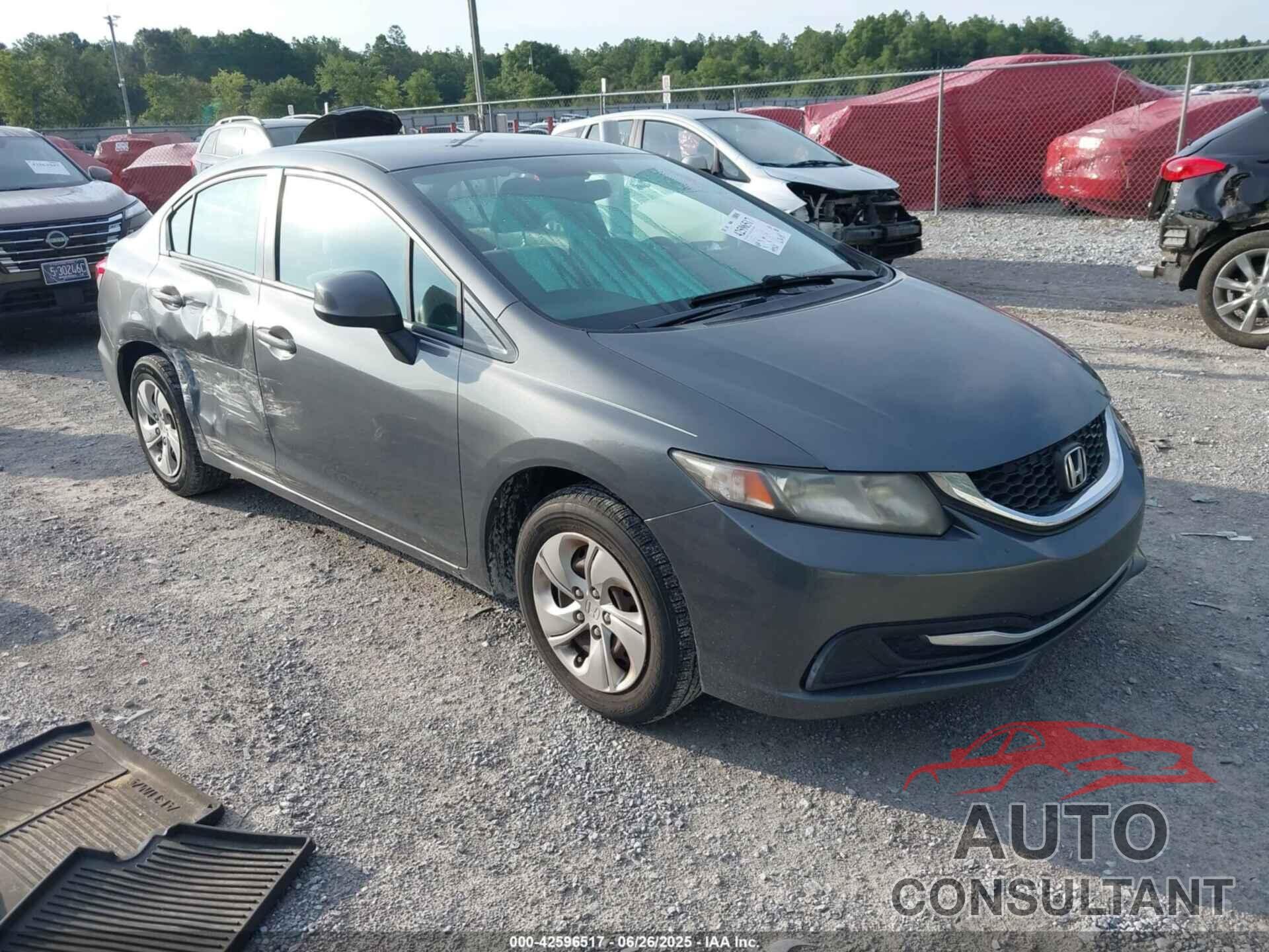 HONDA CIVIC 2013 - 19XFB2F56DE076824