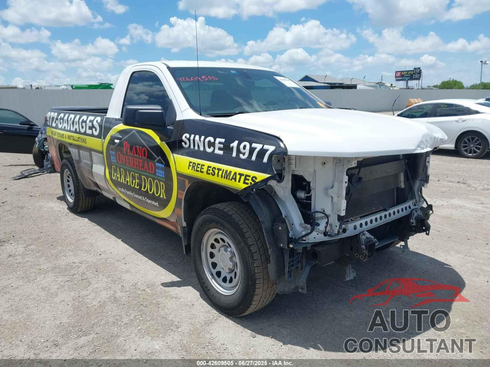 CHEVROLET SILVERADO 1500 2020 - 3GCNYAEF3LG136723