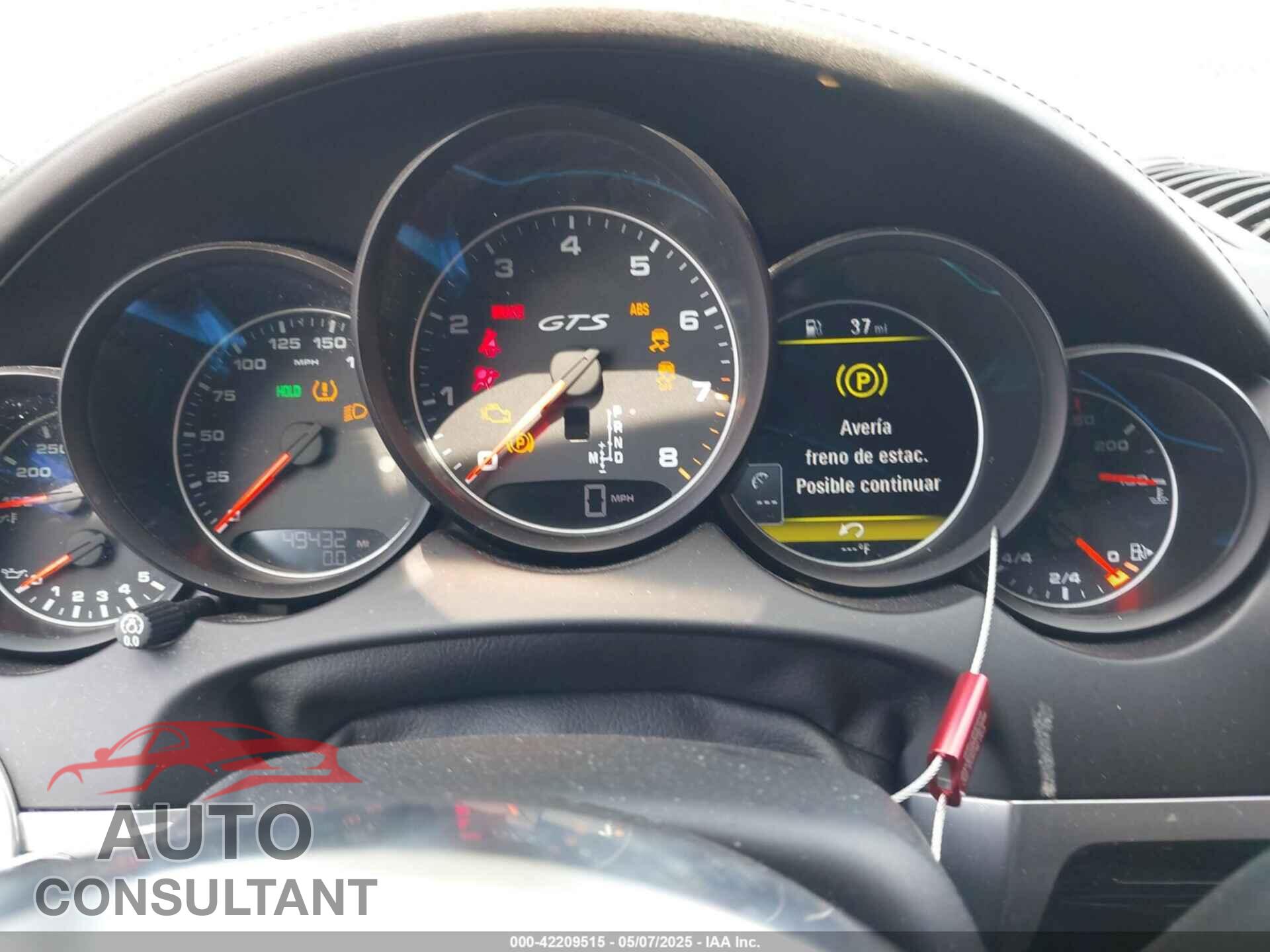 PORSCHE CAYENNE 2016 - WP1AD2A27GLA76018