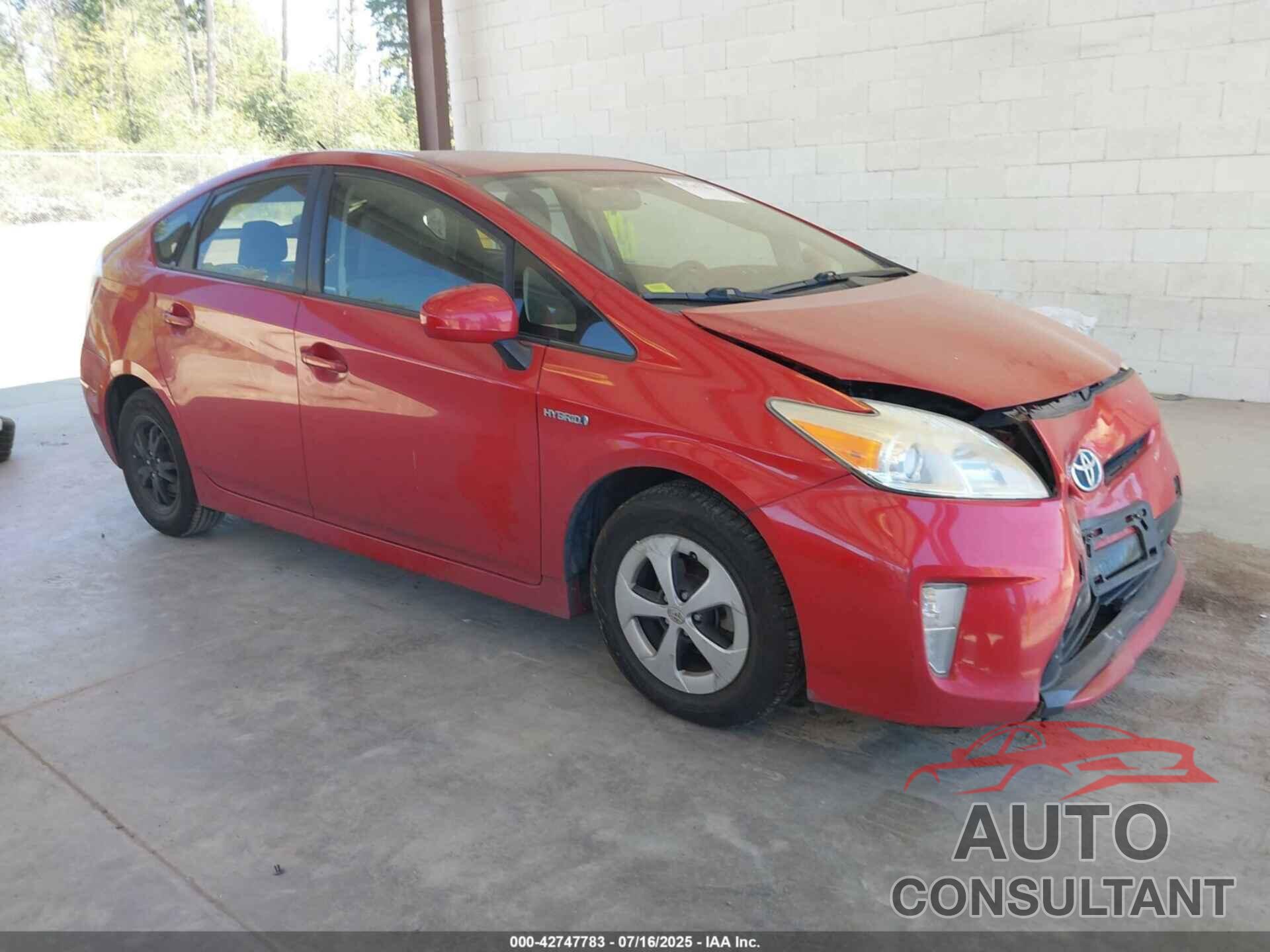 TOYOTA PRIUS 2013 - JTDKN3DU5D5687509