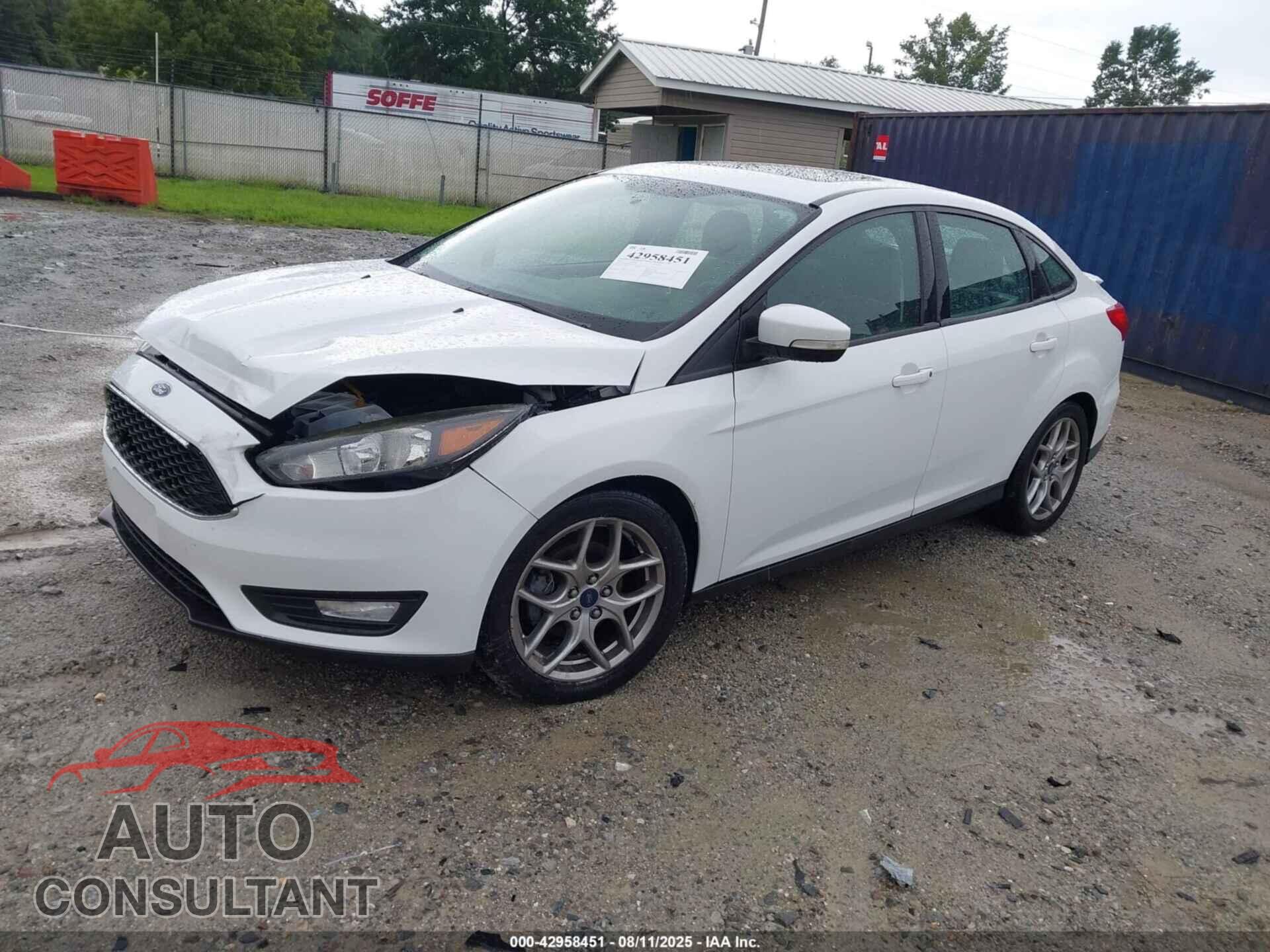 FORD FOCUS 2015 - 1FADP3F25FL201025