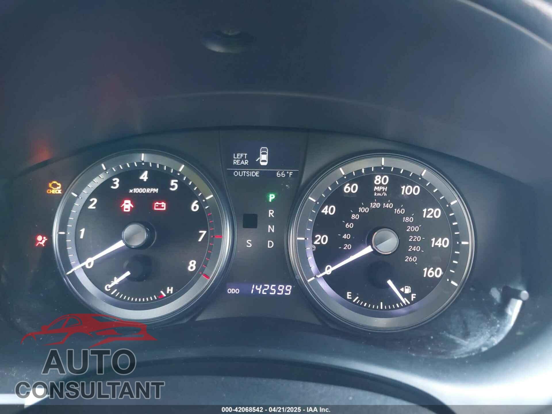 LEXUS ES 350 2012 - JTHBK1EGXC2500785