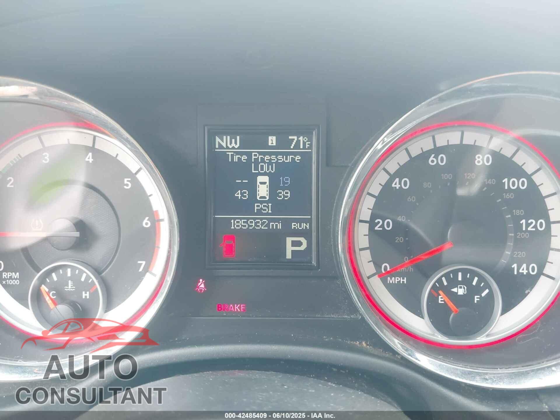 DODGE DURANGO 2012 - 1C4SDJDT3CC293306