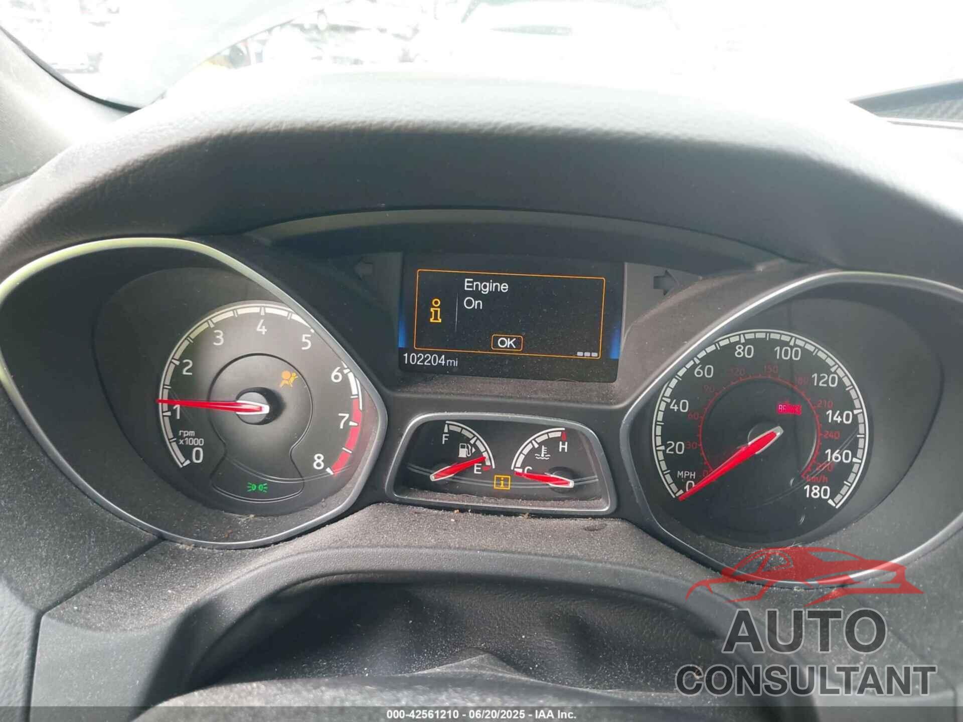 FORD FOCUS ST 2017 - 1FADP3L92HL234049