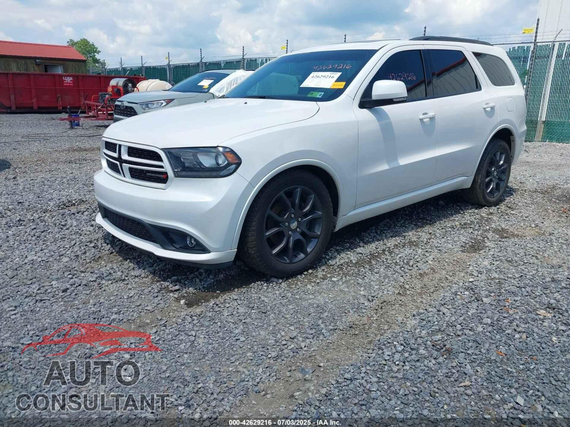 DODGE DURANGO 2017 - 1C4SDJCT7HC908125