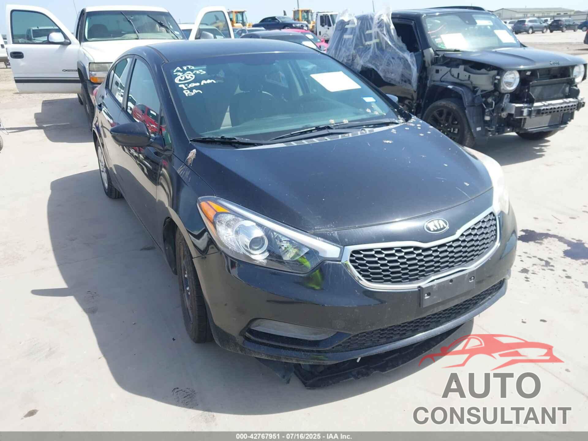 KIA FORTE 2015 - KNAFK4A64F5296177
