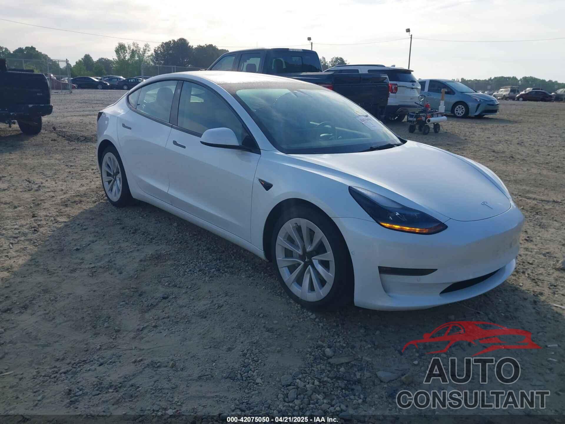 TESLA MODEL 3 2022 - 5YJ3E1EB9NF321073
