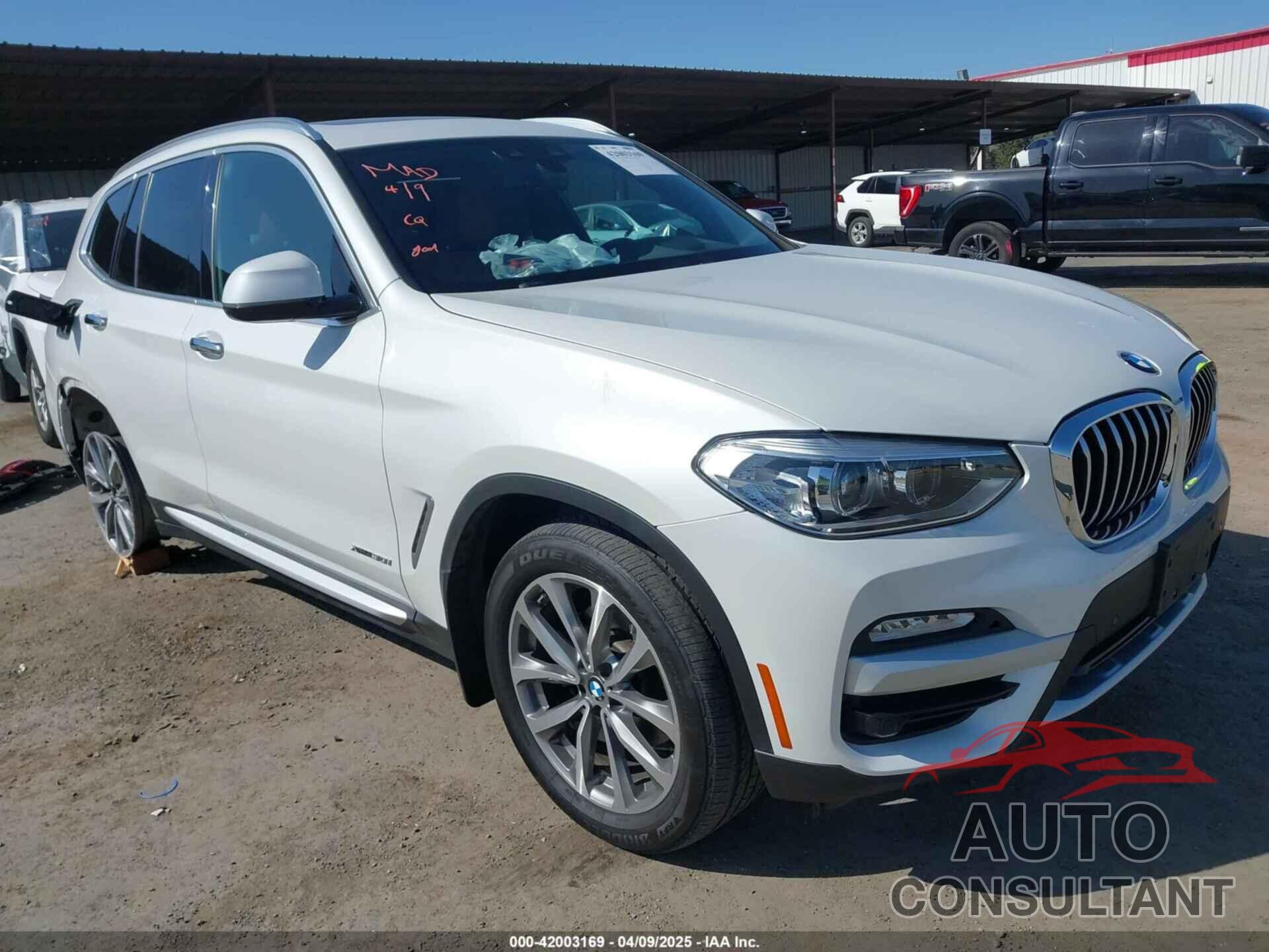 BMW X3 2018 - 5UXTR9C59JLC81456