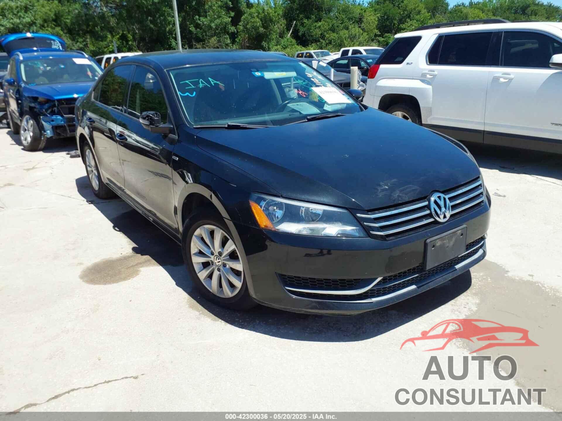 VOLKSWAGEN PASSAT 2015 - 1VWAT7A30FC061124