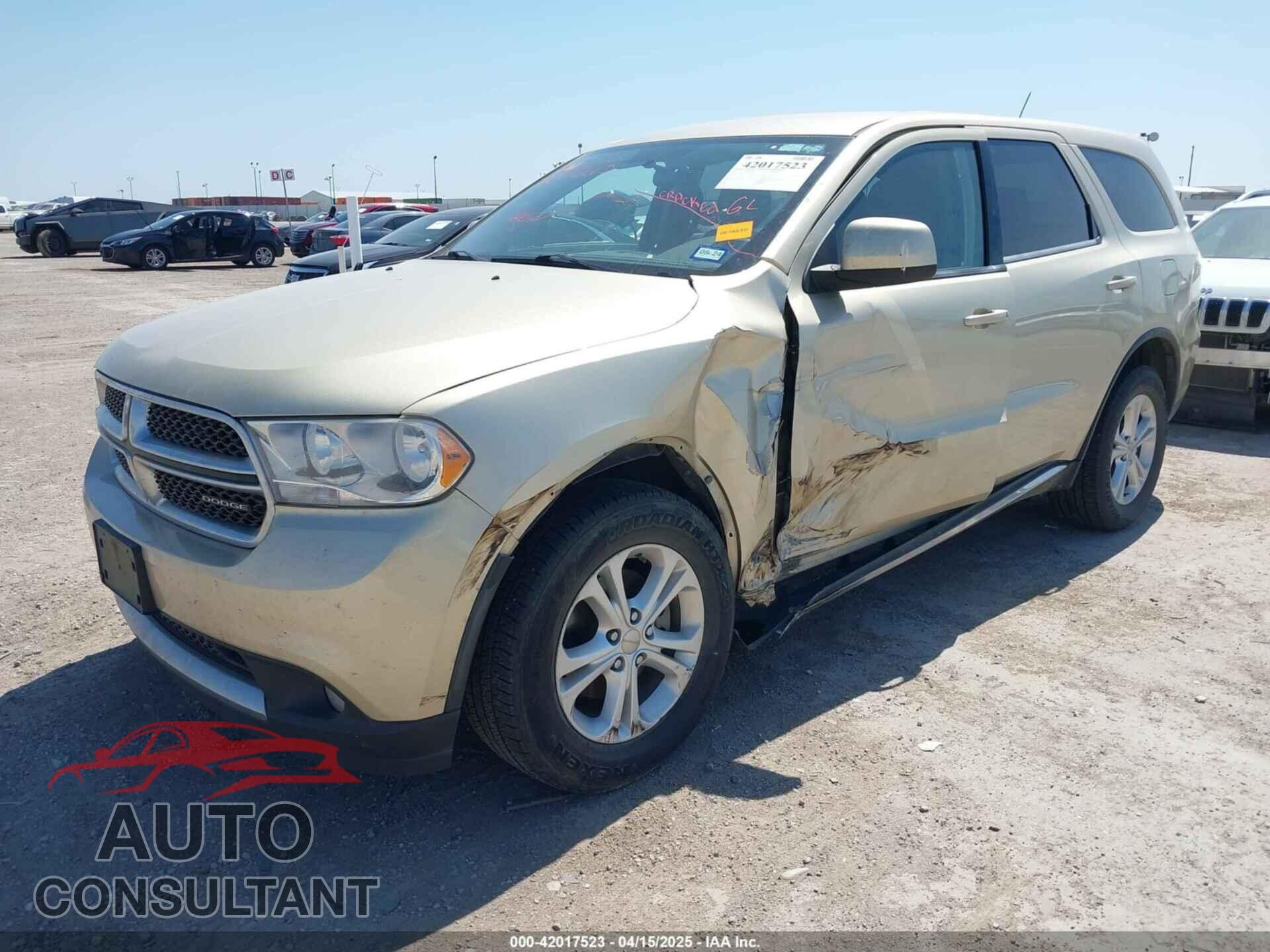 DODGE DURANGO 2012 - 1C4RDHAG6CC151823