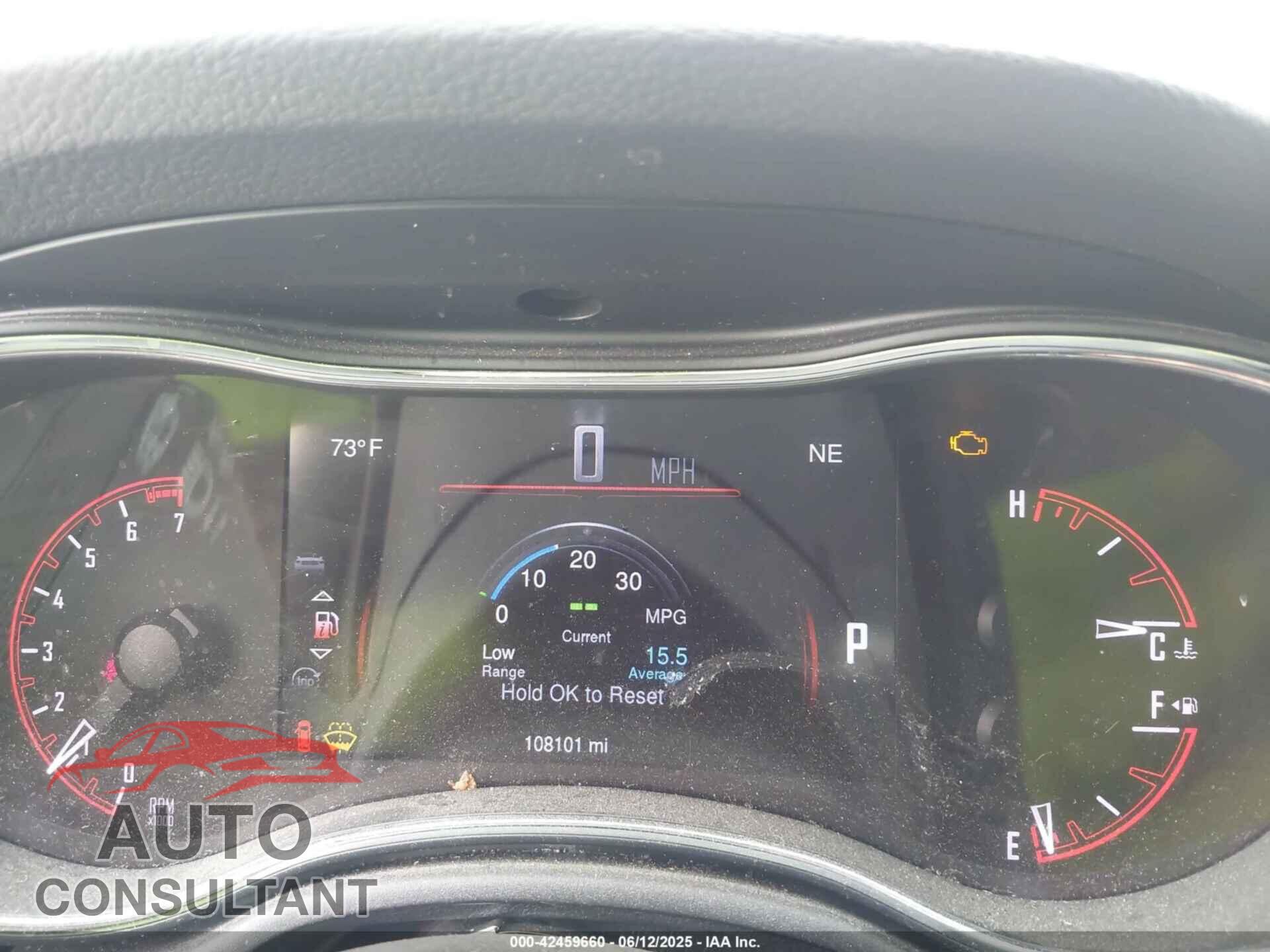 DODGE DURANGO 2015 - 1C4RDJAG8FC939000