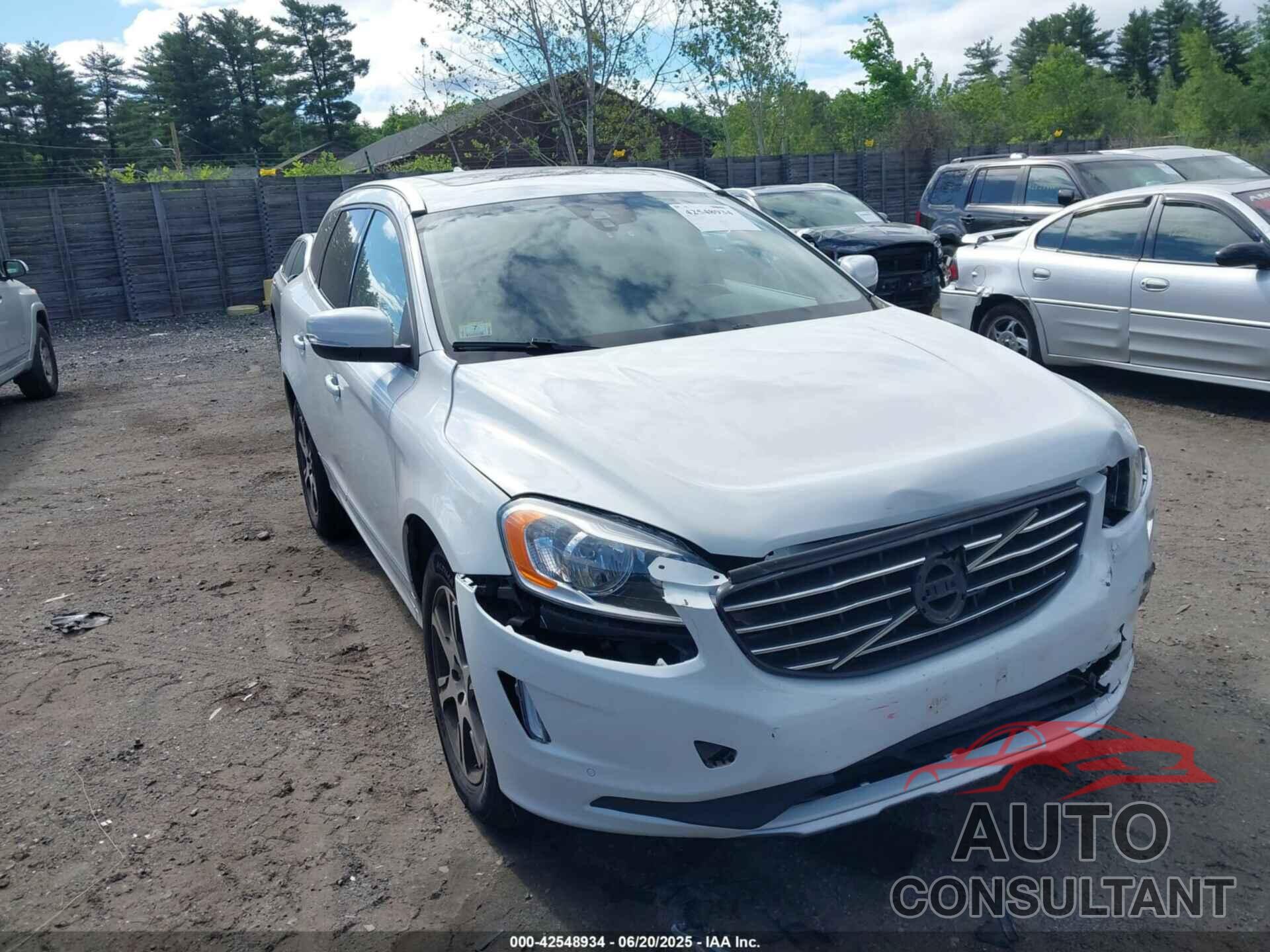 VOLVO XC60 2014 - YV4902DZ6E2512916