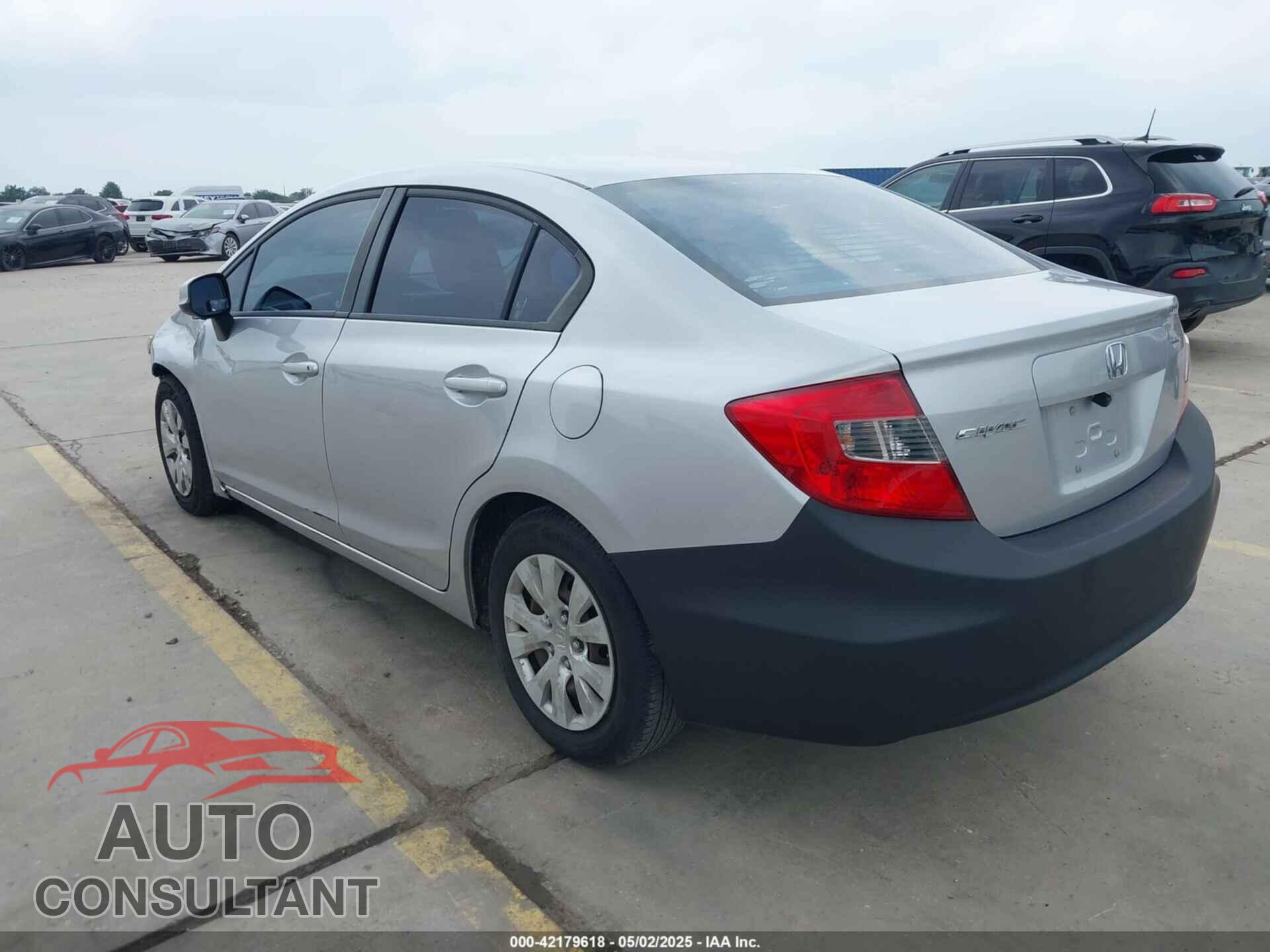 HONDA CIVIC 2012 - 19XFB2F58CE048733