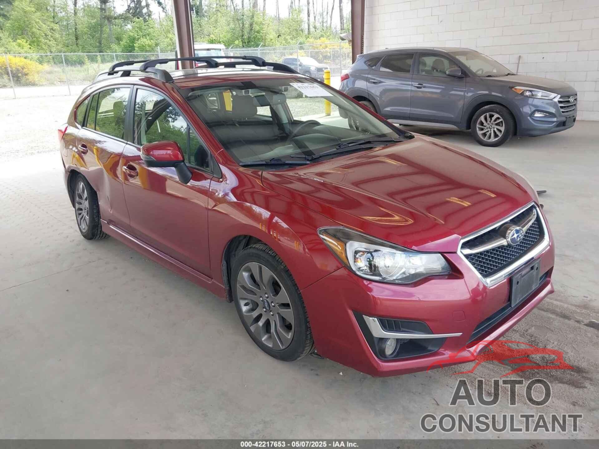 SUBARU IMPREZA 2016 - JF1GPAS60G8229958