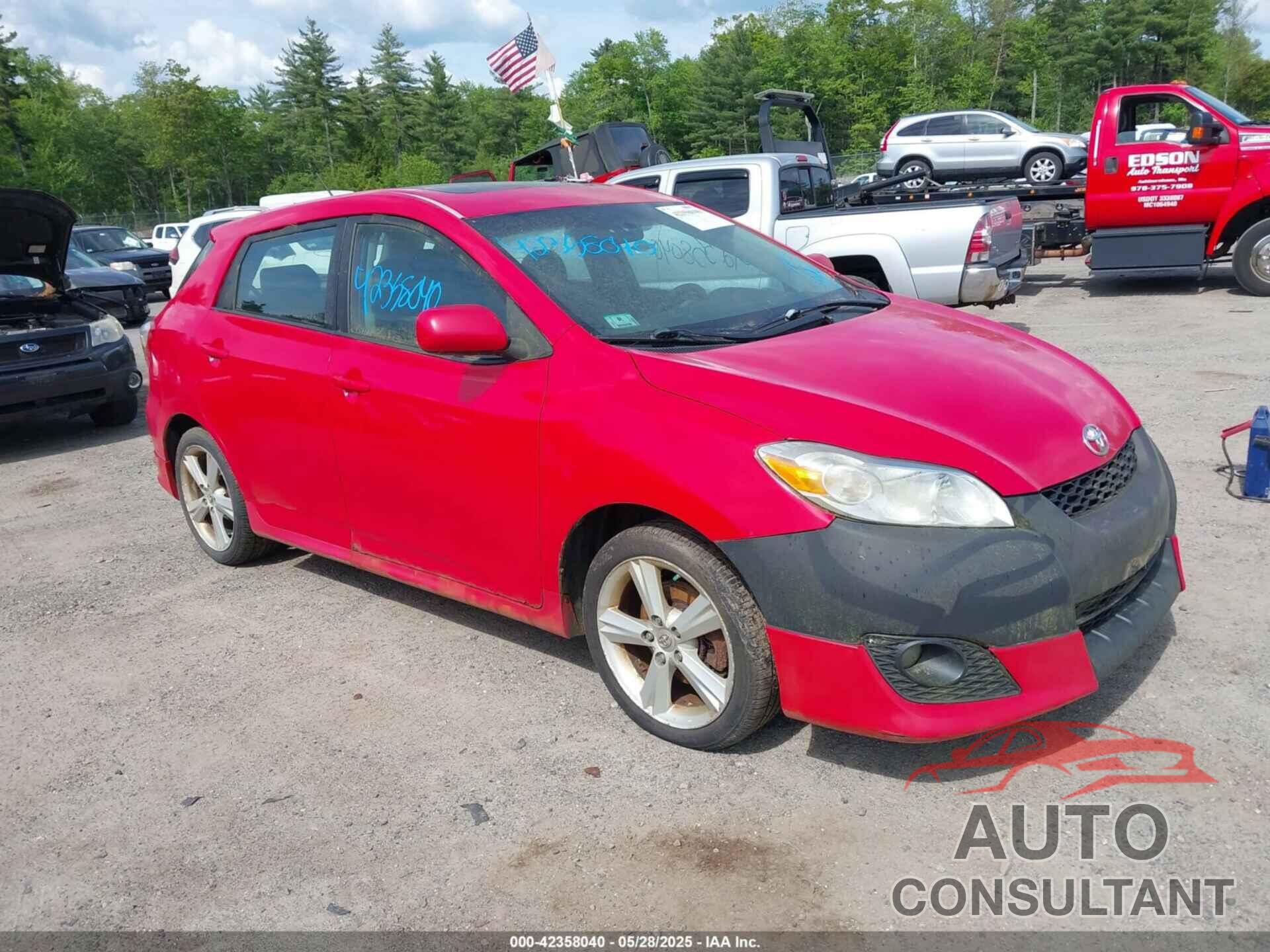 TOYOTA MATRIX 2009 - 2T1LE40EX9C009227