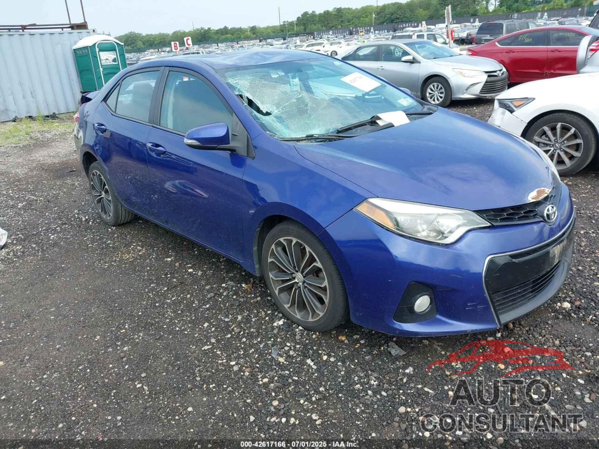 TOYOTA COROLLA 2015 - 2T1BURHE3FC429245