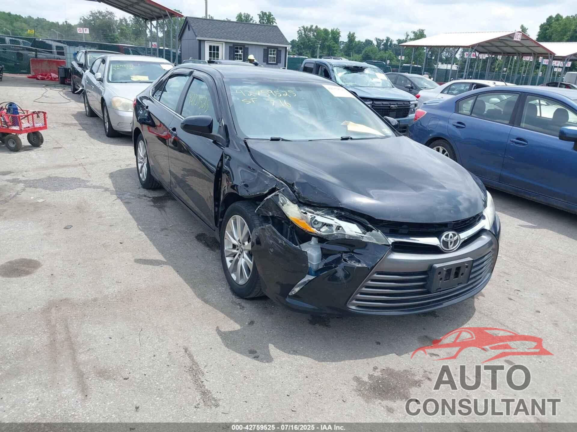 TOYOTA CAMRY 2016 - 4T4BF1FK3GR519263