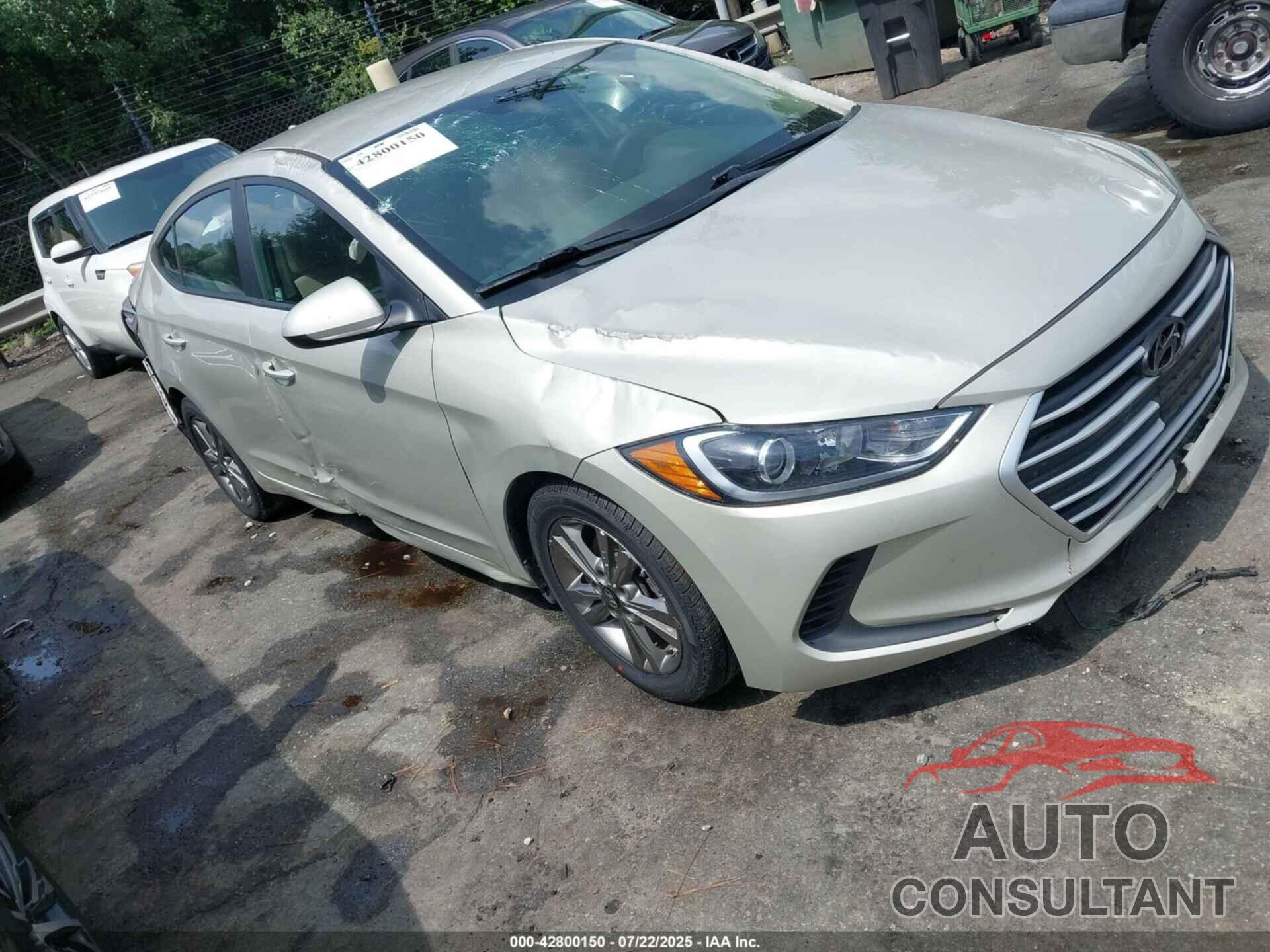 HYUNDAI ELANTRA 2018 - 5NPD84LF3JH235689