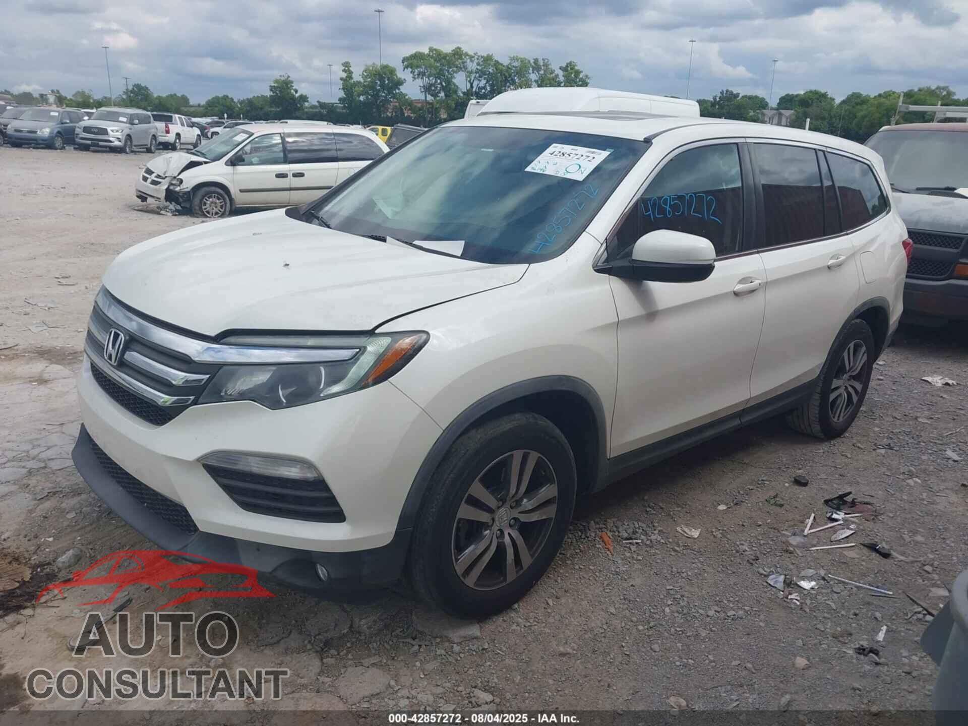 HONDA PILOT 2017 - 5FNYF5H56HB021981