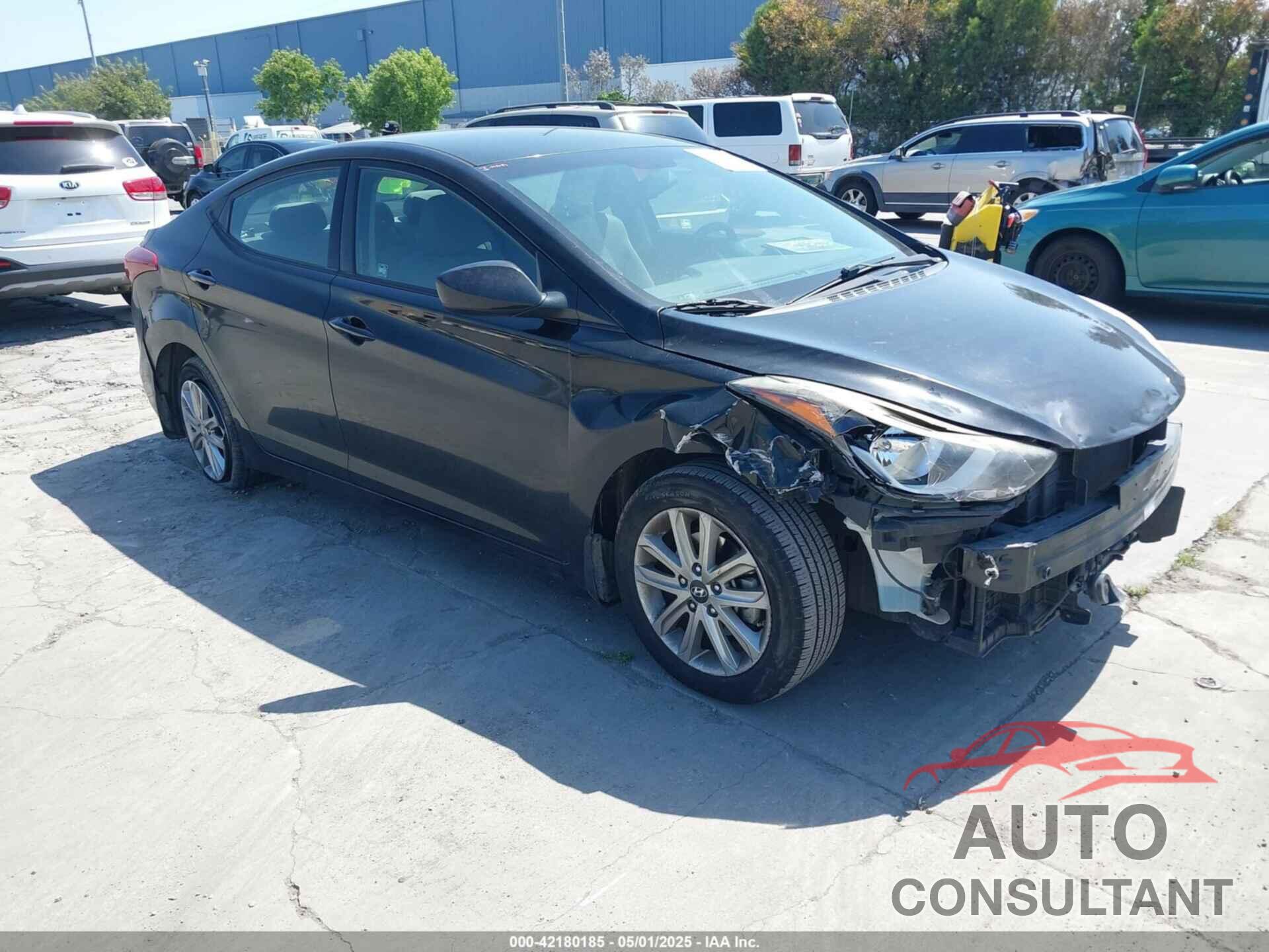 HYUNDAI ELANTRA 2014 - KMHDH4AE6EU172475