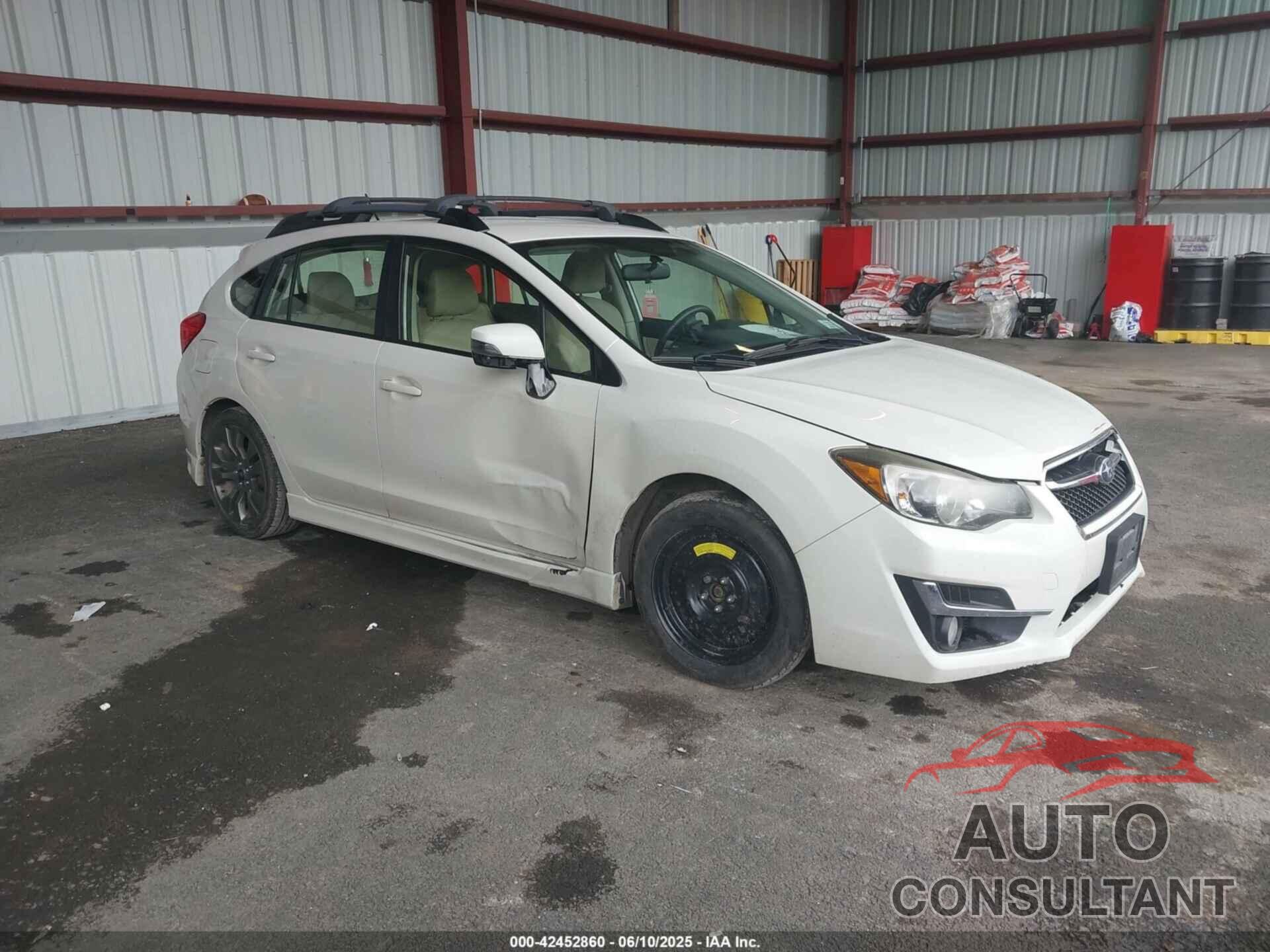 SUBARU IMPREZA 2015 - JF1GPAT63F8313155