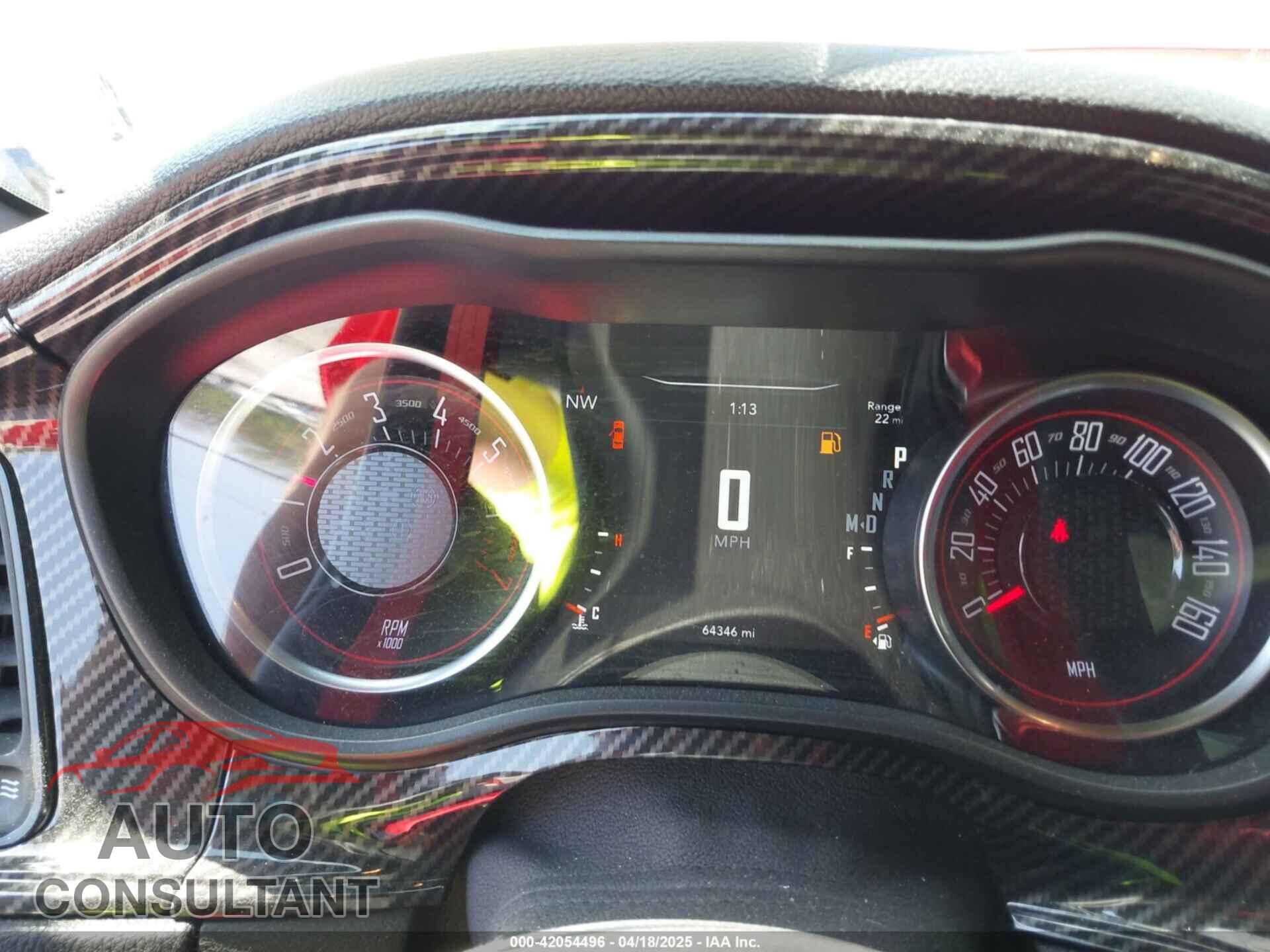 DODGE CHALLENGER 2019 - 2C3CDZJG9KH537048