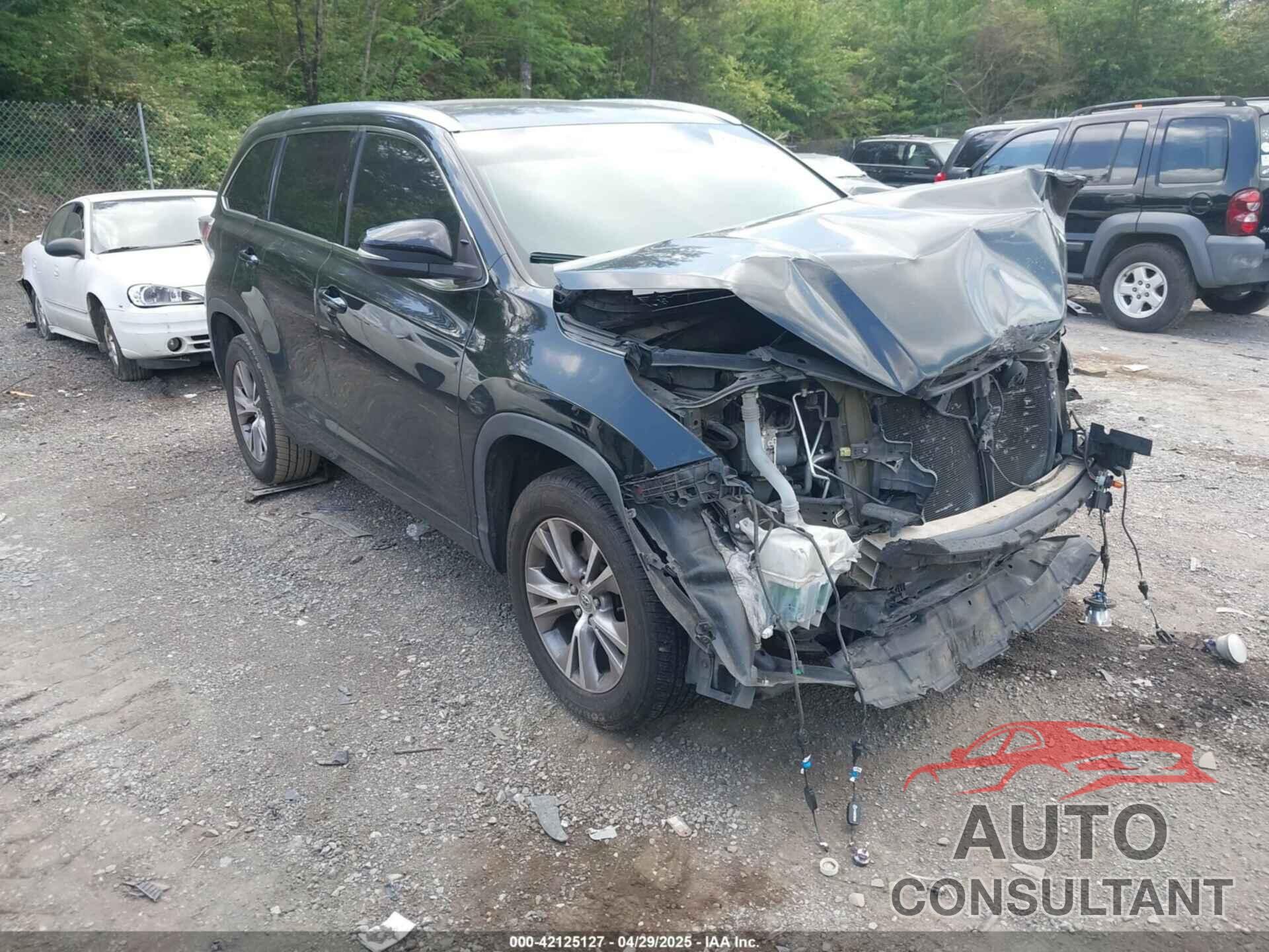 TOYOTA HIGHLANDER 2015 - 5TDKKRFH3FS083000