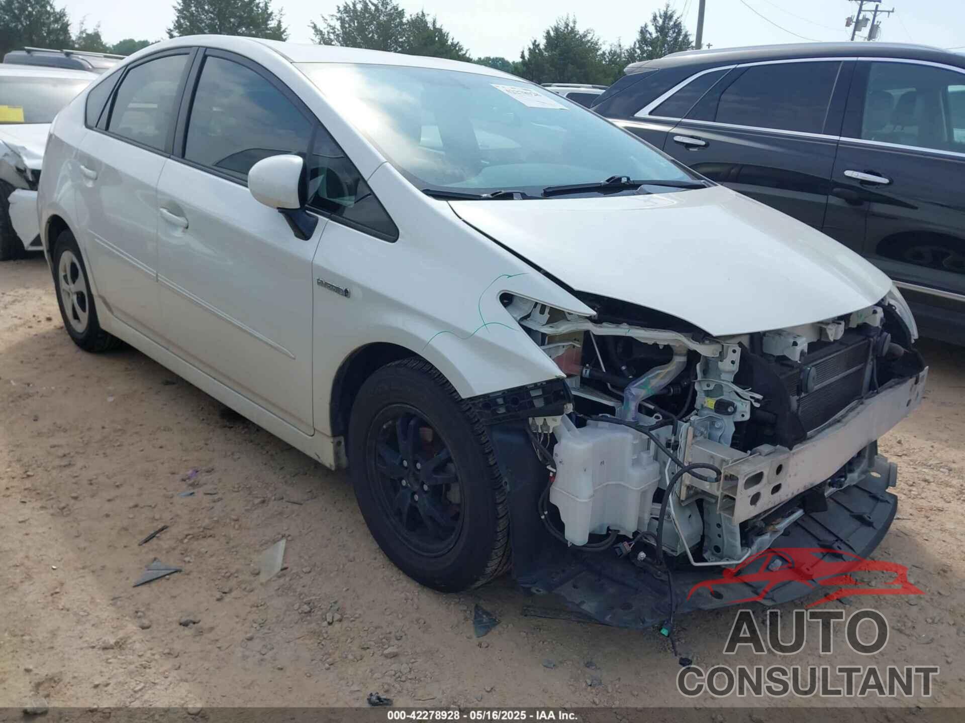 TOYOTA PRIUS 2012 - JTDKN3DU0C5454748
