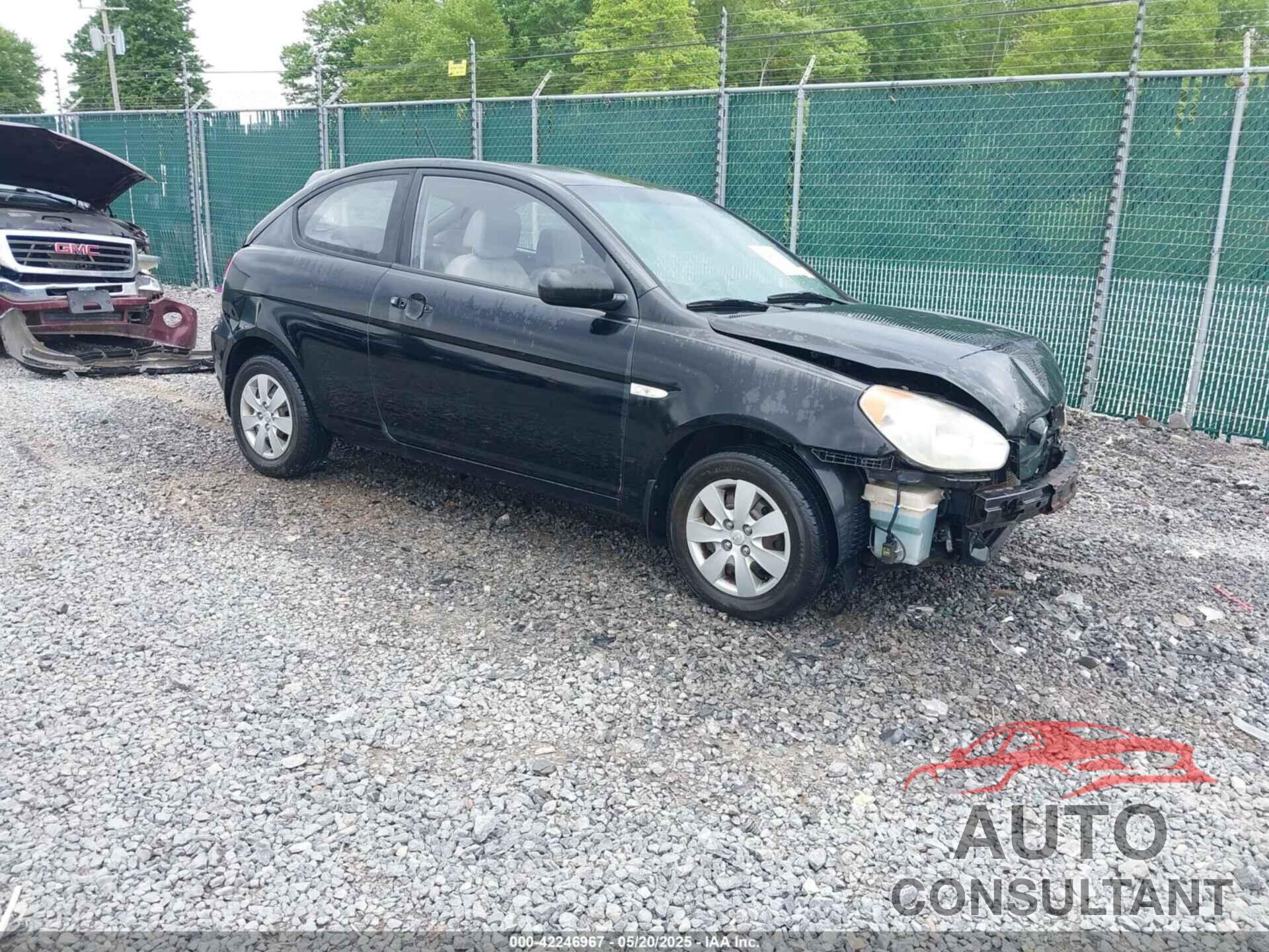 HYUNDAI ACCENT 2011 - KMHCM3AC2BU202485