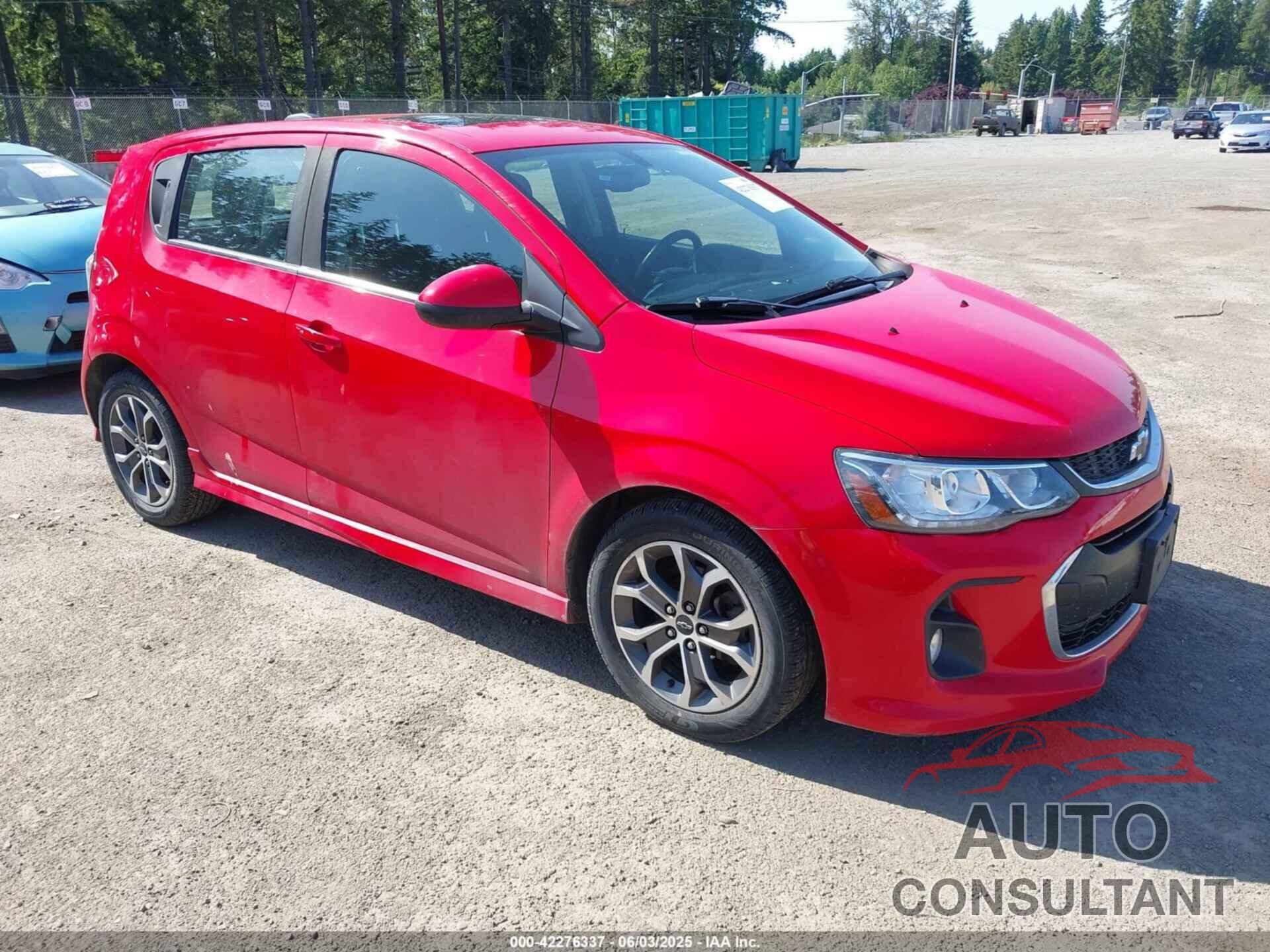 CHEVROLET SONIC 2018 - 1G1JD6SB6J4114615